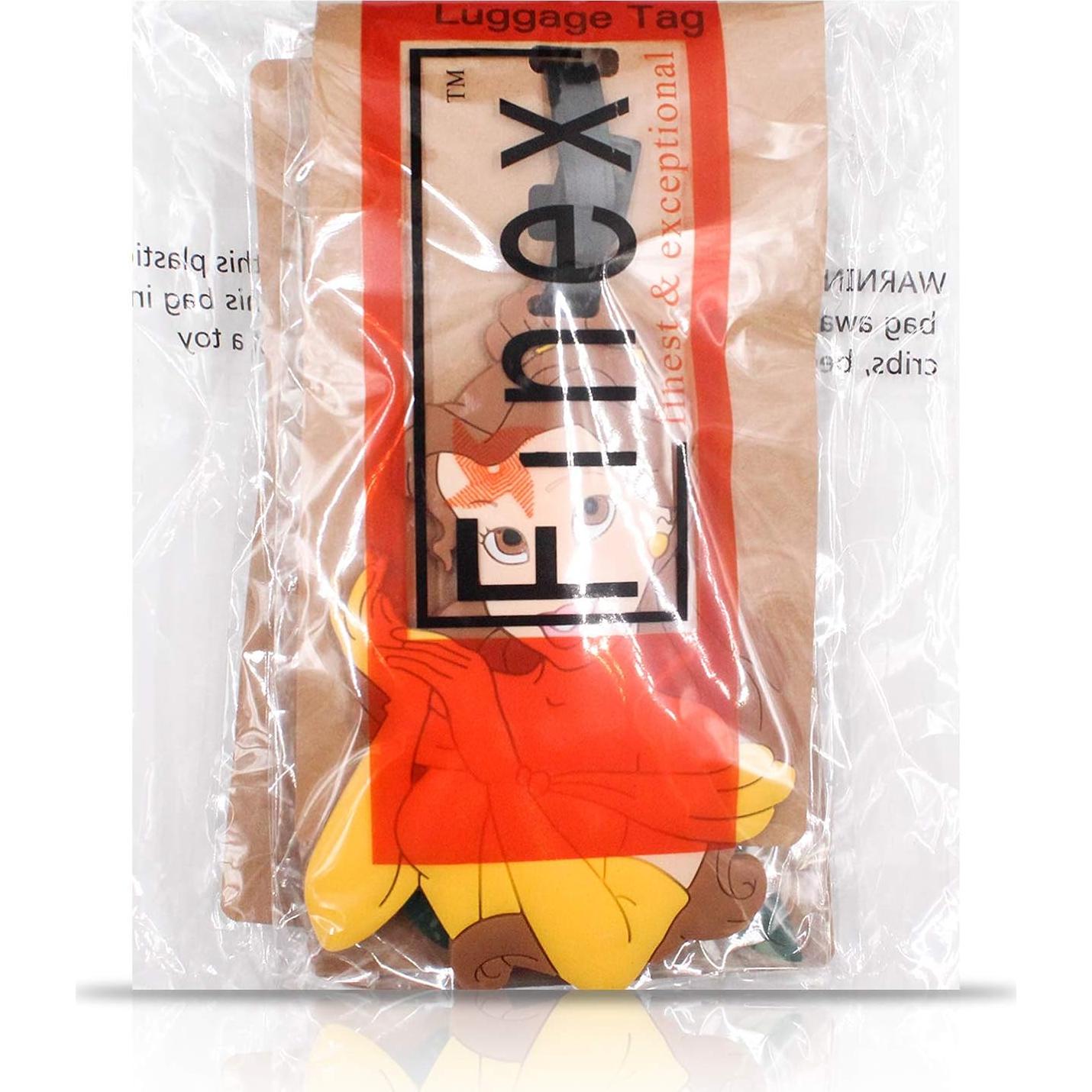 Juego de 4 Etiquetas de Equipaje Silicona Finex Multi Color