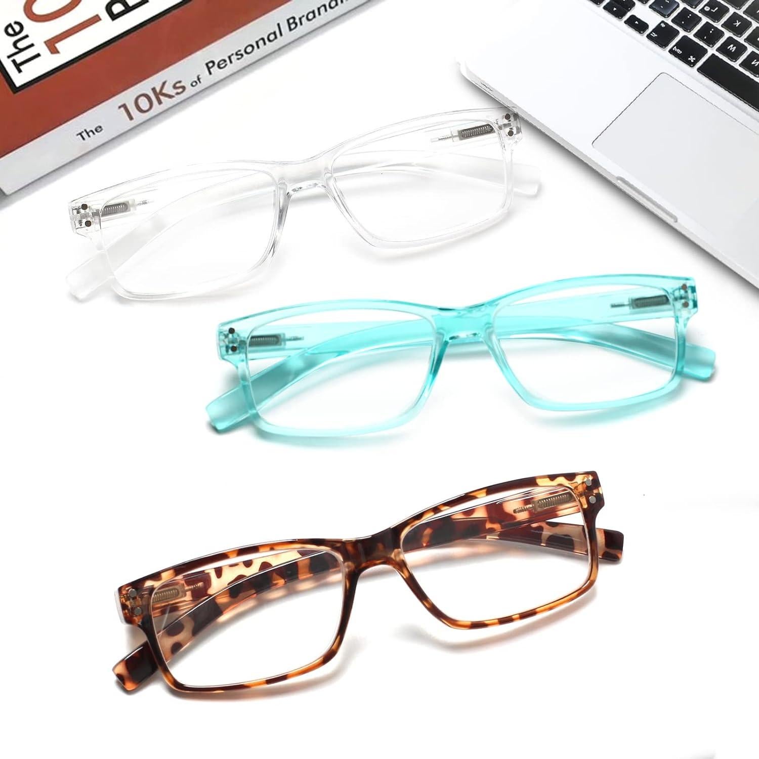 Gafas de lectura Norperwis 5 pares 2.5x con bisagras