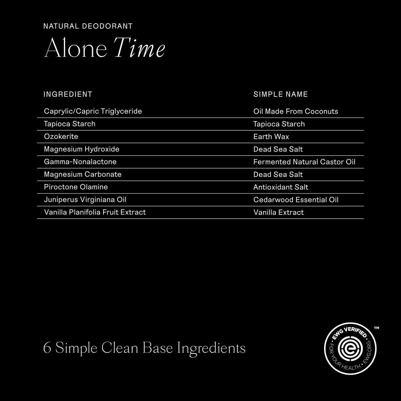 Desodorante Natural Each & Every 70.87g - Cedro y Vainilla