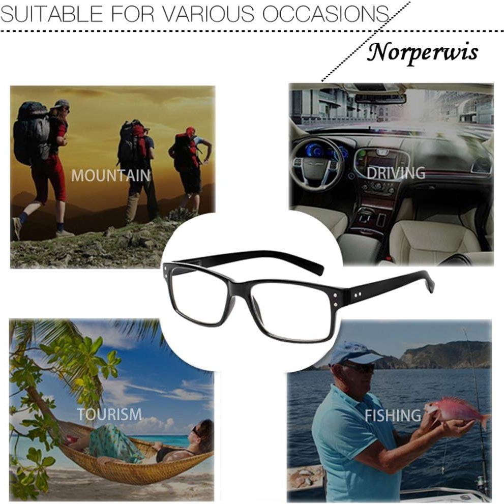 Gafas de Lectura Norperwis 5 Pares con Filtro Luz Azul 3.0x