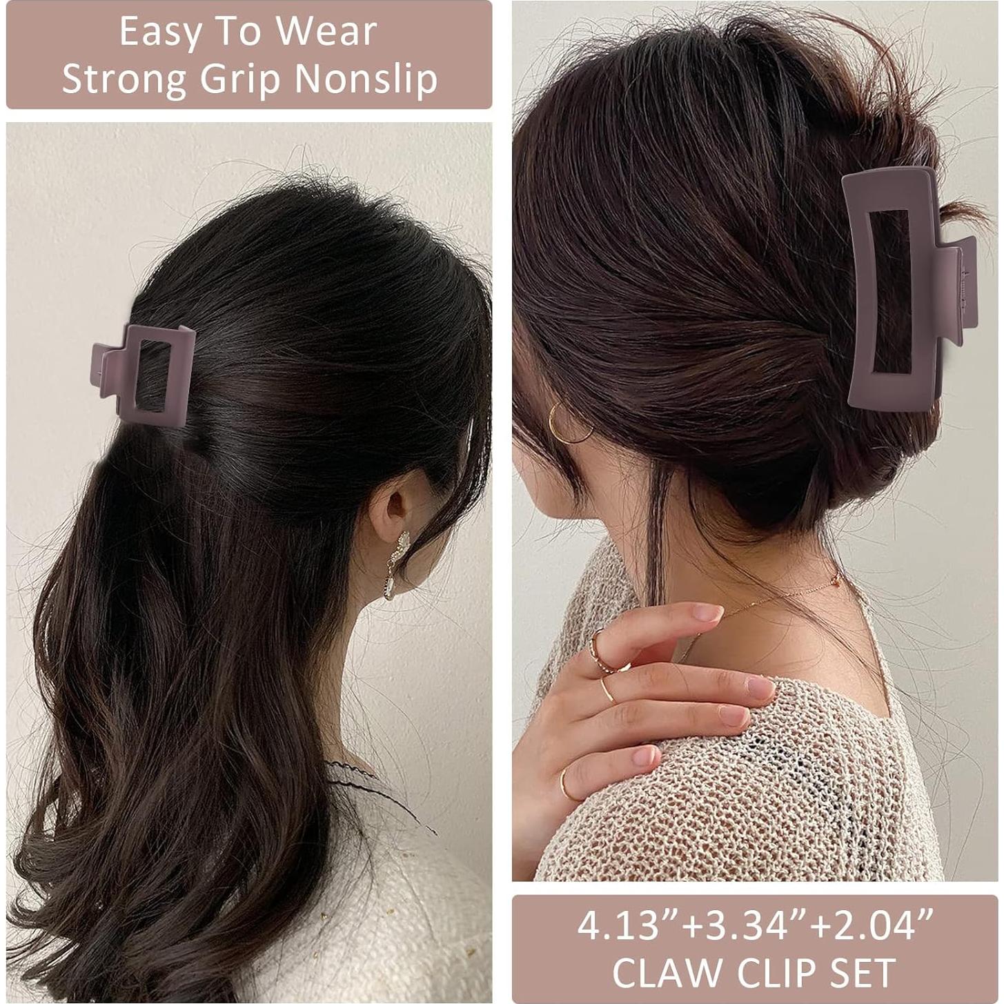 Set de 12 Clips de Pelo Misutaaa - 6 Grandes y 6 Pequeños