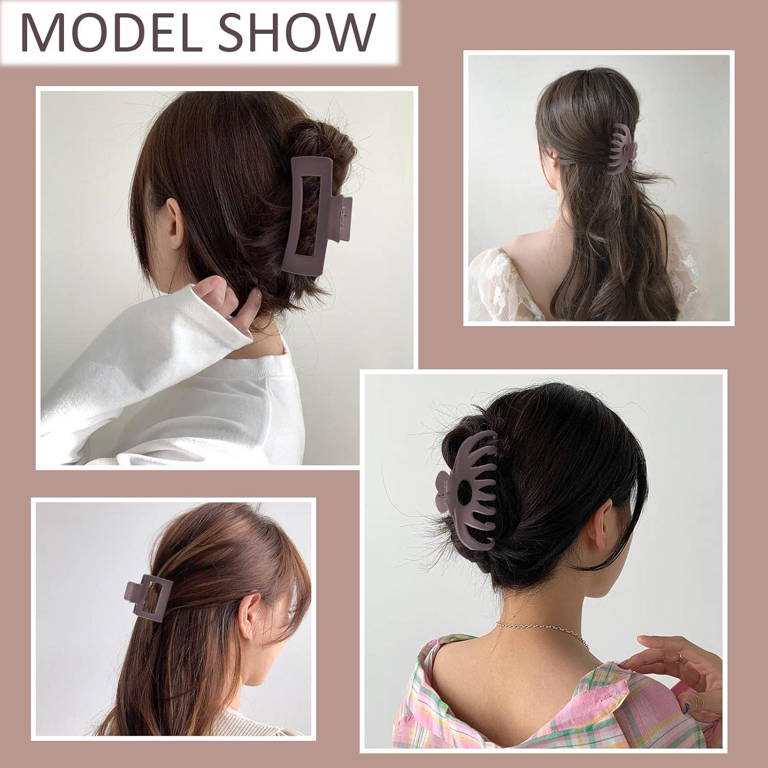 Set de 12 Clips de Pelo Misutaaa - 6 Grandes y 6 Pequeños