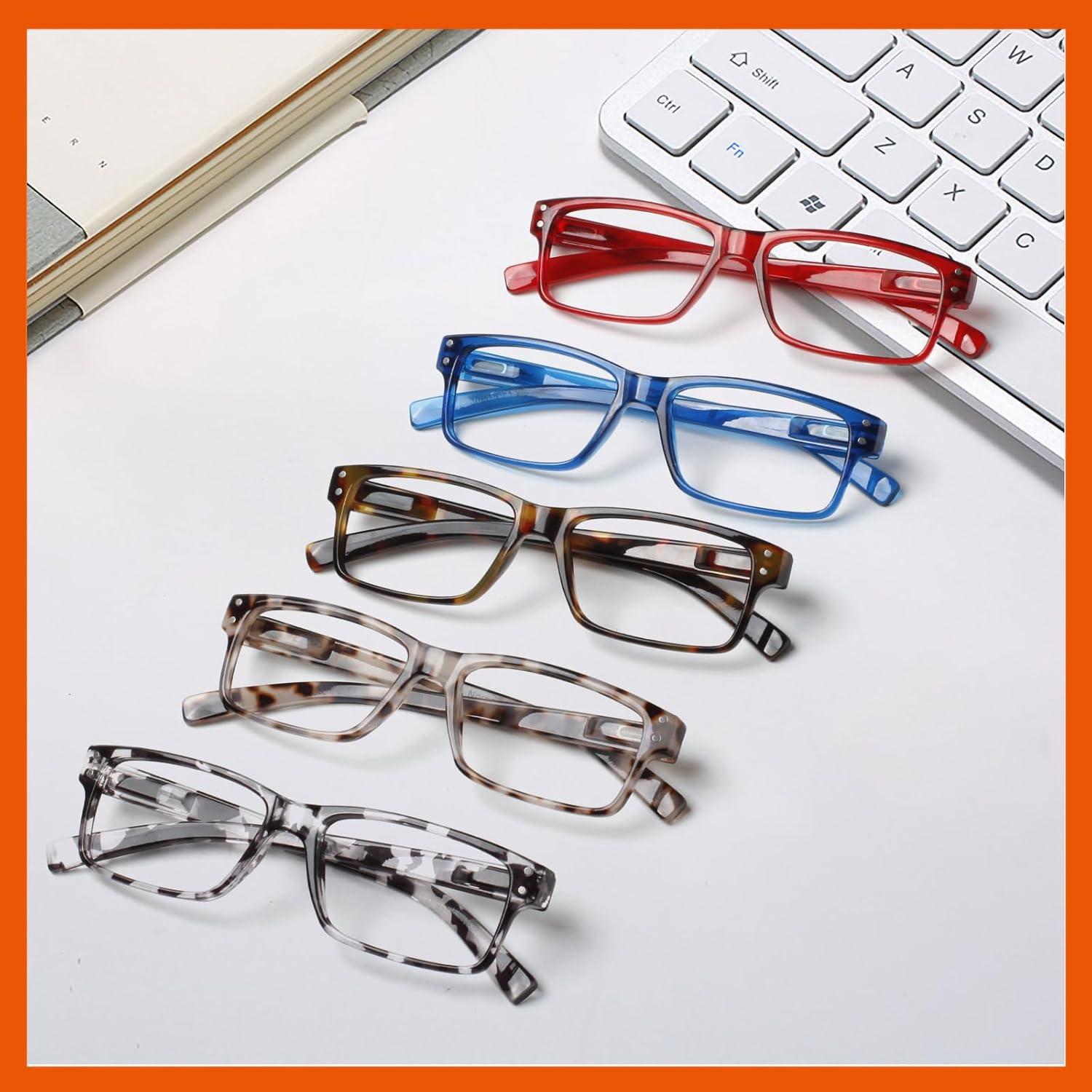 Gafas de Lectura NORPERWIS 5 Pares 2.25x Unisex