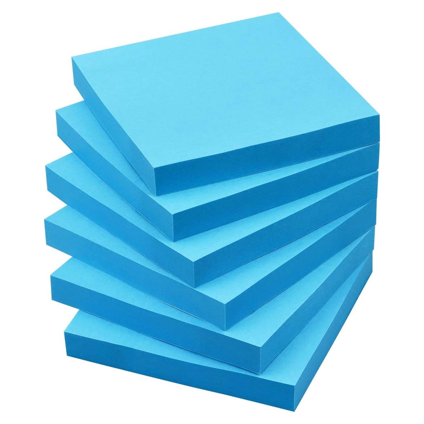 Notas Adhesivas 7.62x7.62cm Osboo 6 Colores Brillantes 600 Hojas