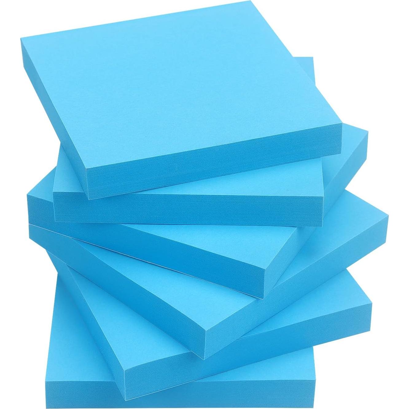 Notas Adhesivas 7.62x7.62cm Osboo 6 Colores Brillantes 600 Hojas