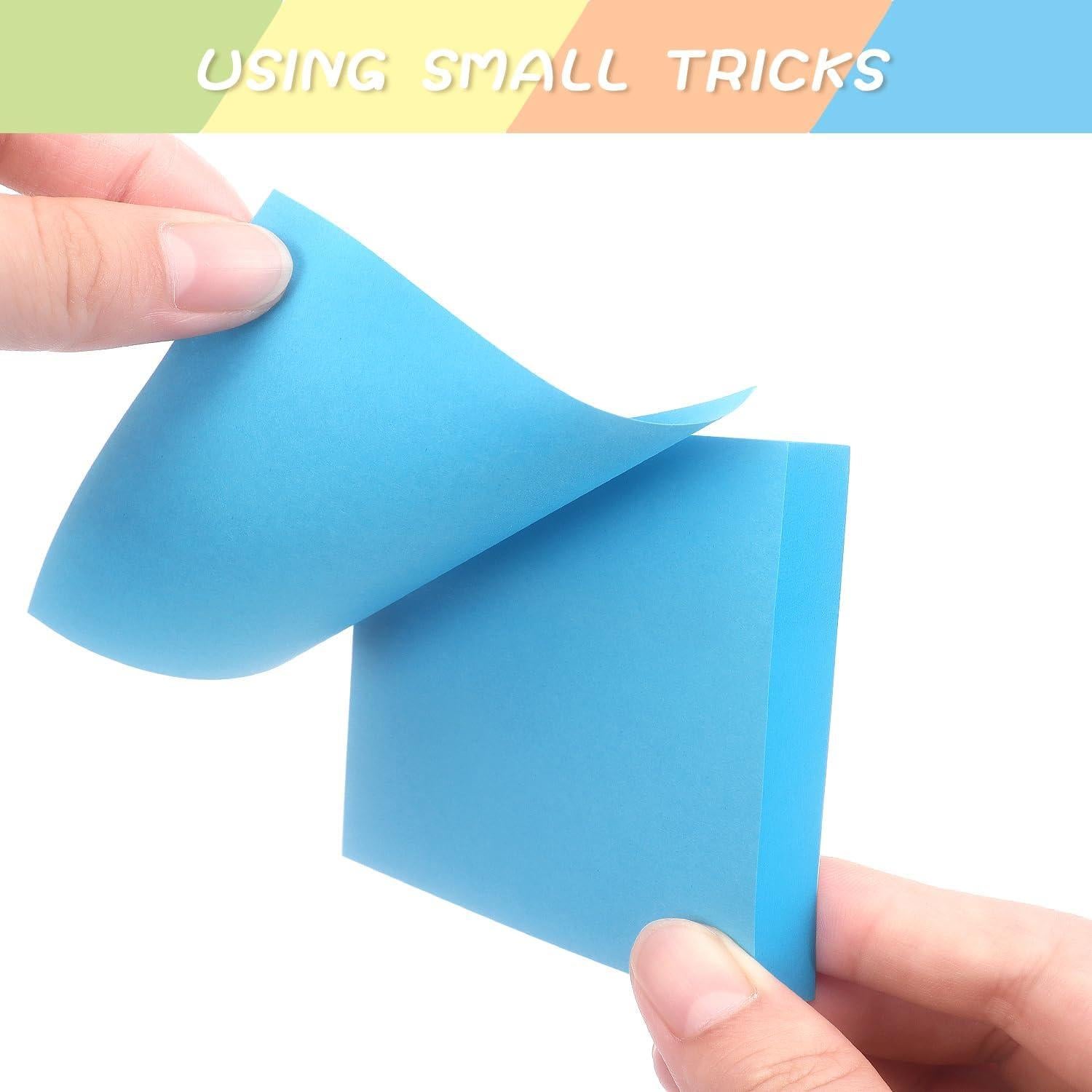 Notas Adhesivas 7.62x7.62cm Osboo 6 Colores Brillantes 600 Hojas