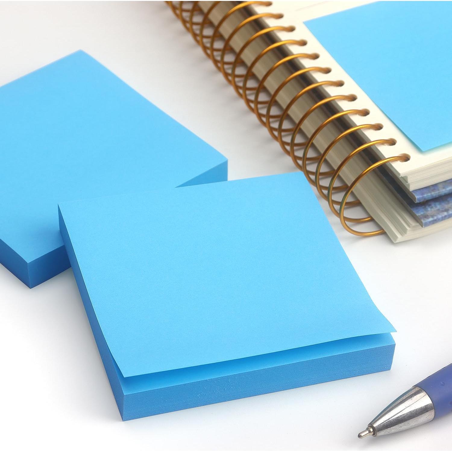 Notas Adhesivas 7.62x7.62cm Osboo 6 Colores Brillantes 600 Hojas