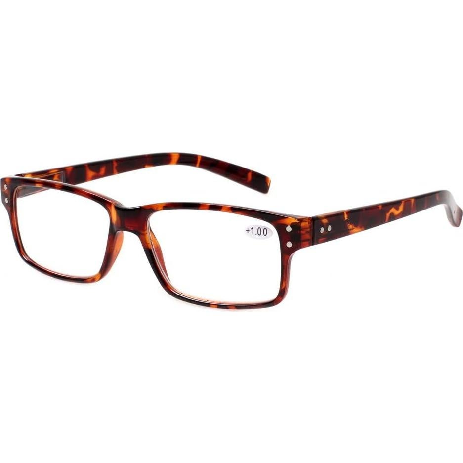 Gafas de lectura NORPERWIS 5 pares unisex 1.0x bisagra