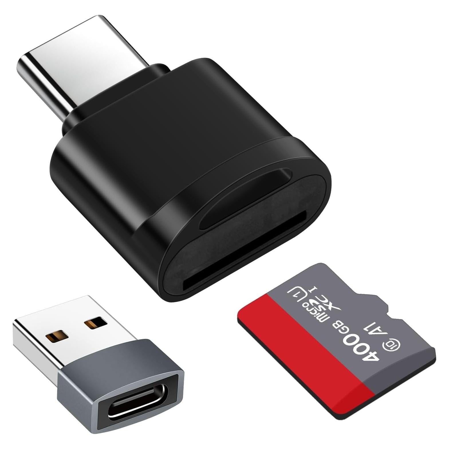 Lector de Tarjeta TF Seminer Tipo C a USB para Micro SD