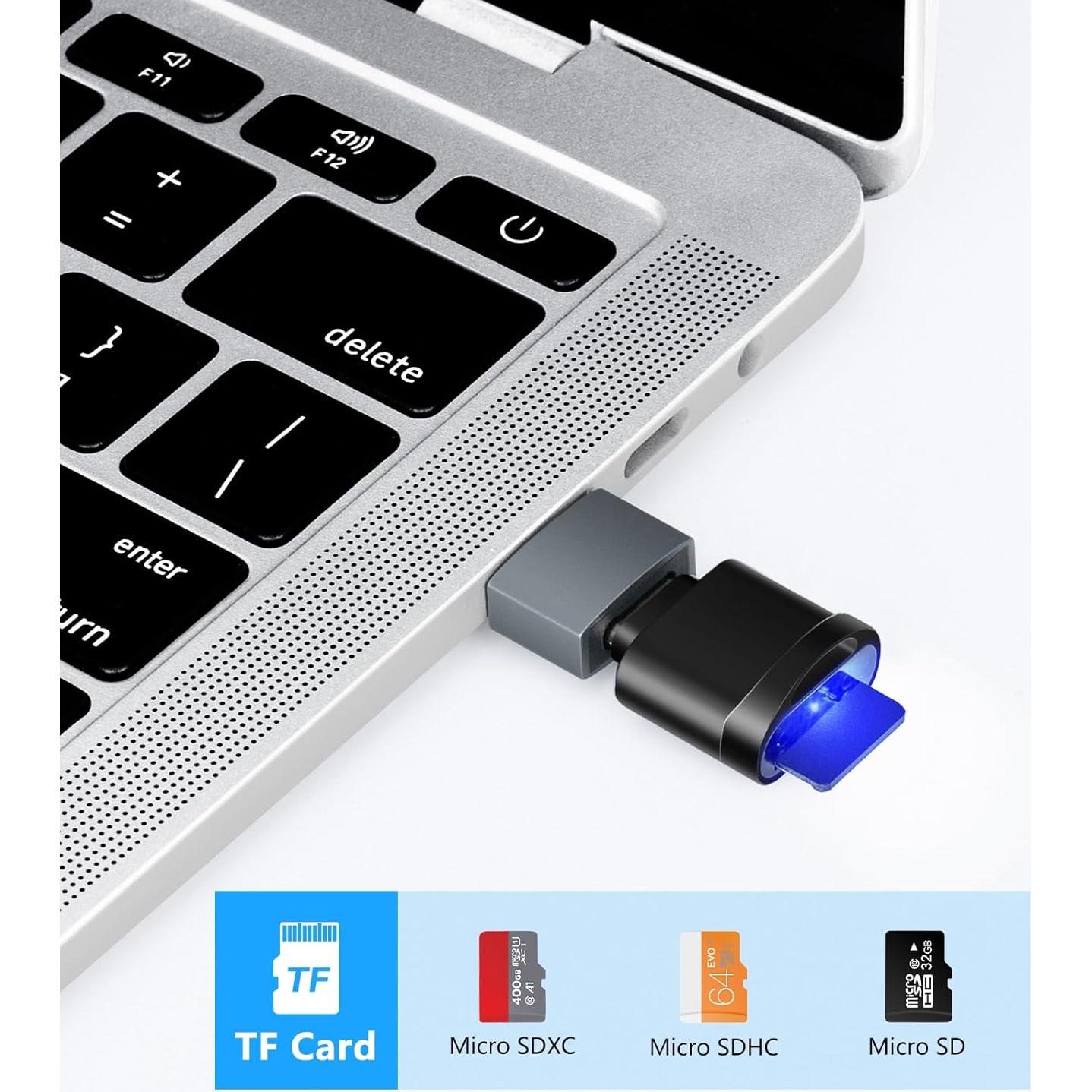 Lector de Tarjeta TF Seminer Tipo C a USB para Micro SD