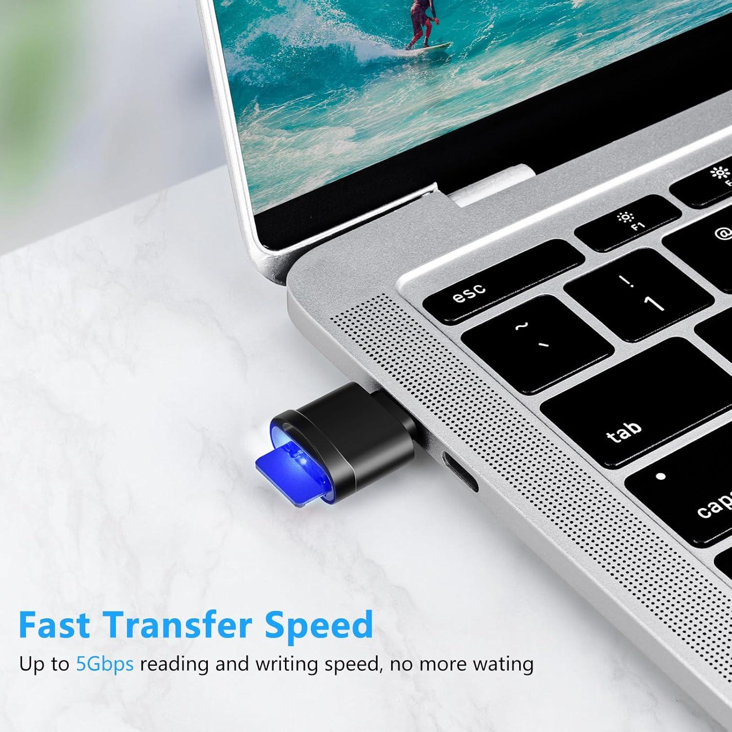 Lector de Tarjeta TF Seminer Tipo C a USB para Micro SD