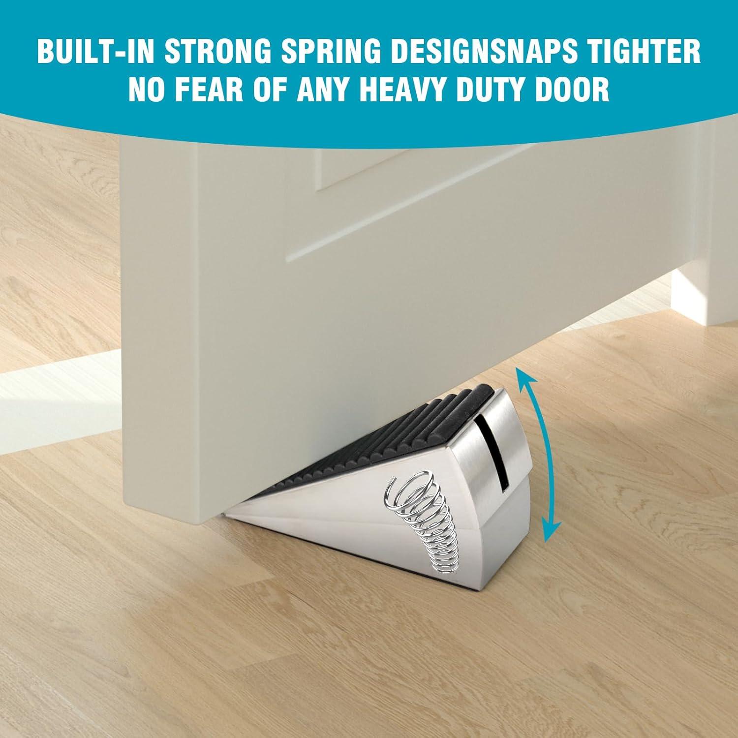 Cuña de Puerta Ajustable Flora Guard Acero Inoxidable 76mm