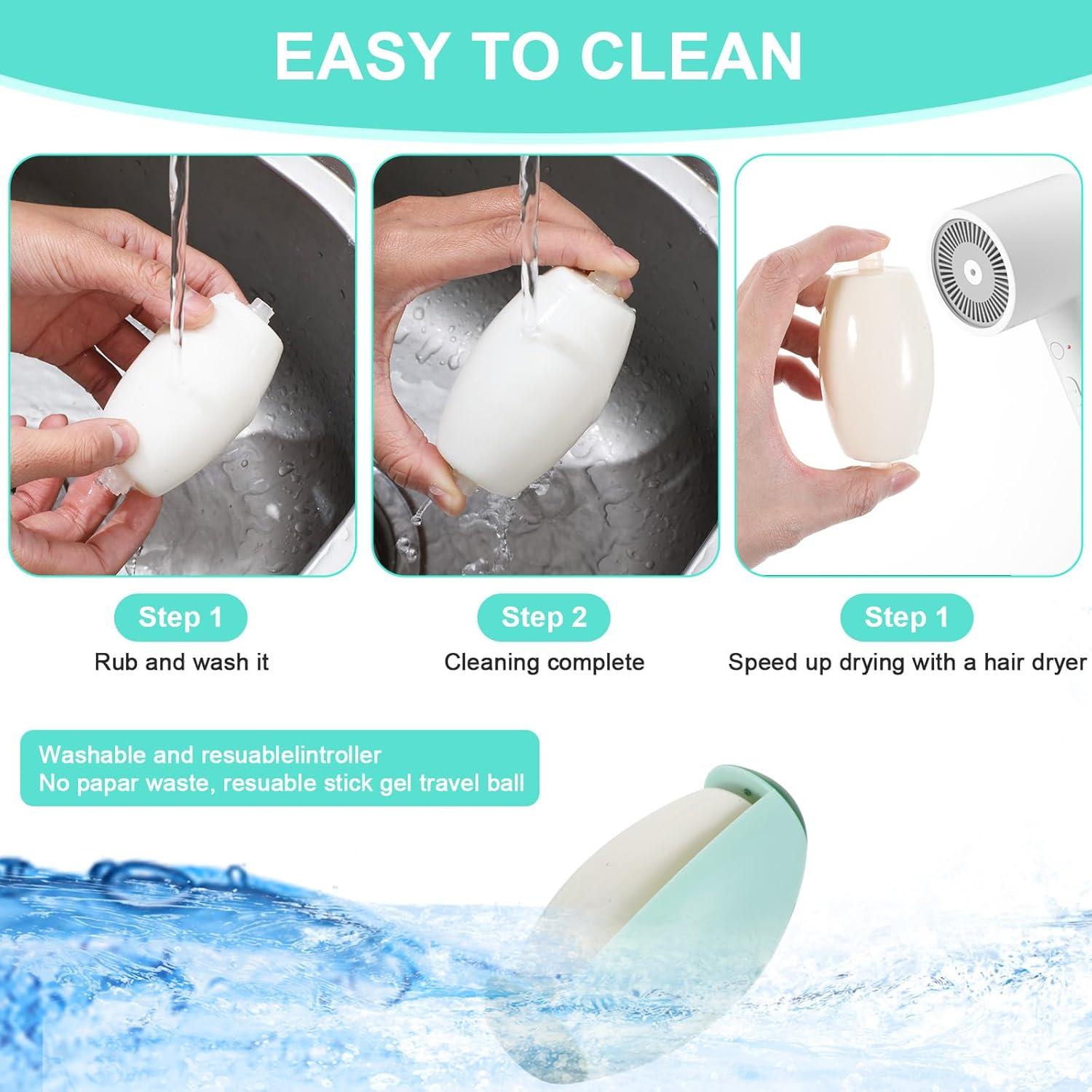 Rodillo de Pelusa Reutilizable Gjinxi Verde 13x10 cm