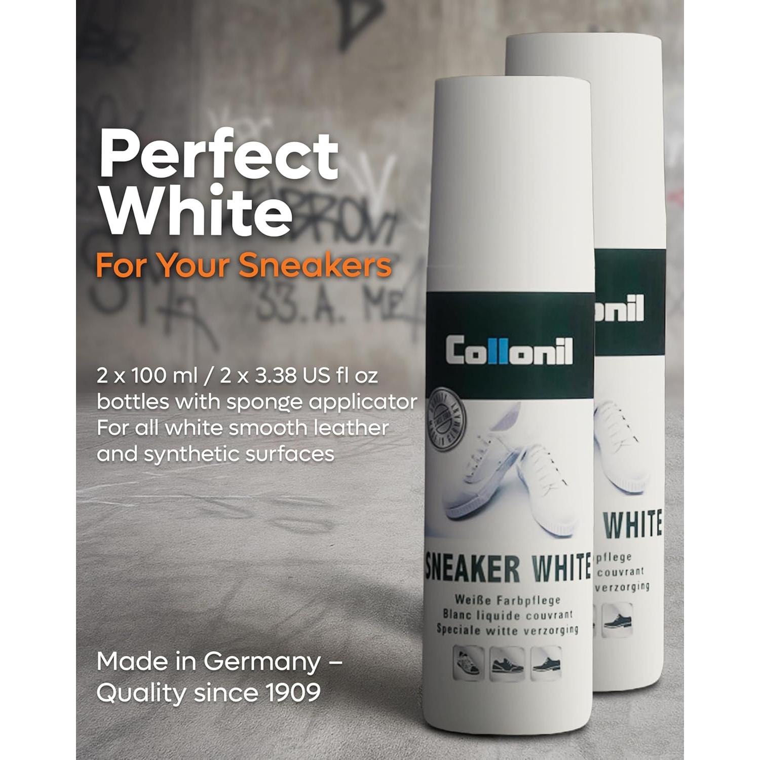Limpiador de Zapatillas Blancas Collonil 2 x 100 ml - Cuidado y Brillo