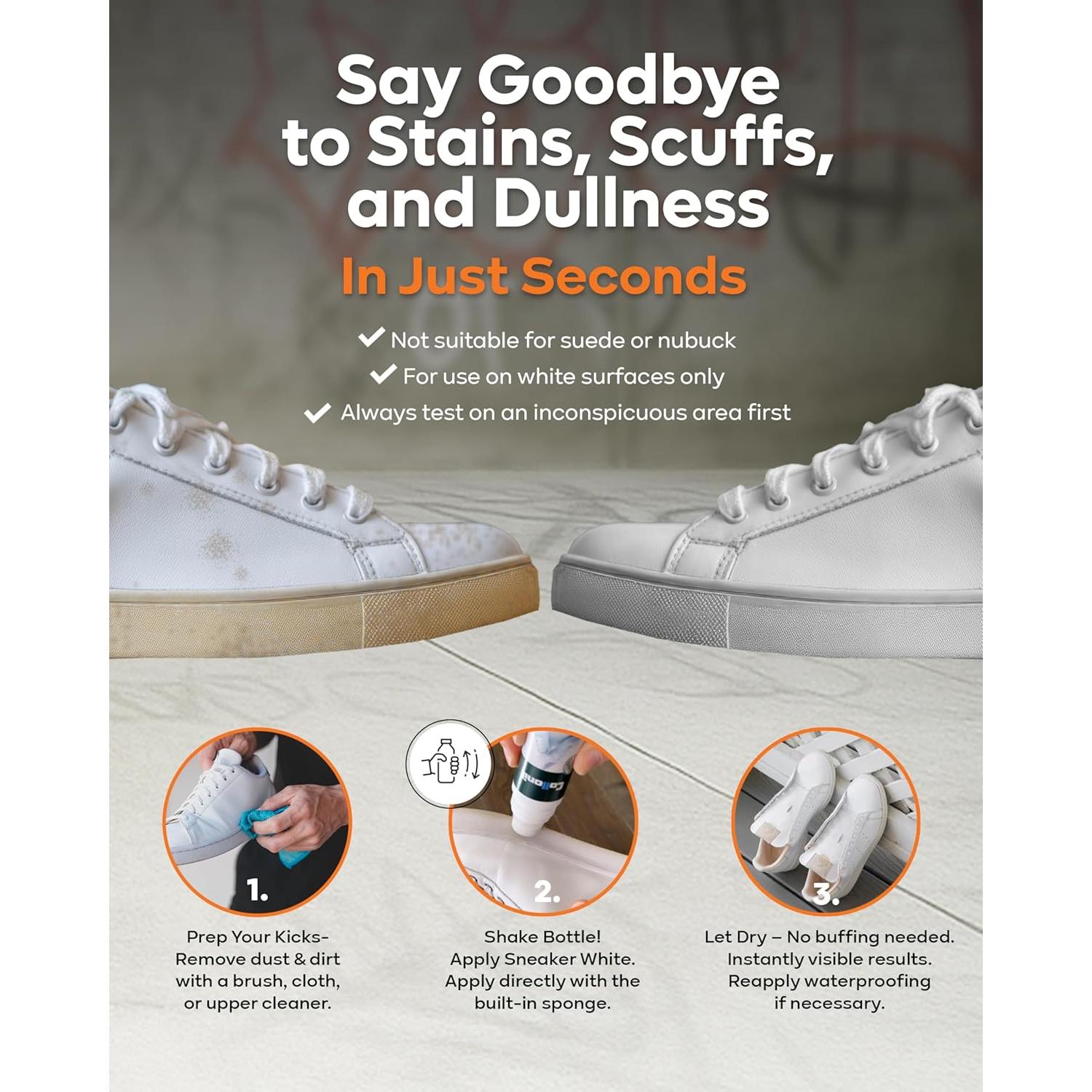 Limpiador de Zapatillas Blancas Collonil 2 x 100 ml - Cuidado y Brillo