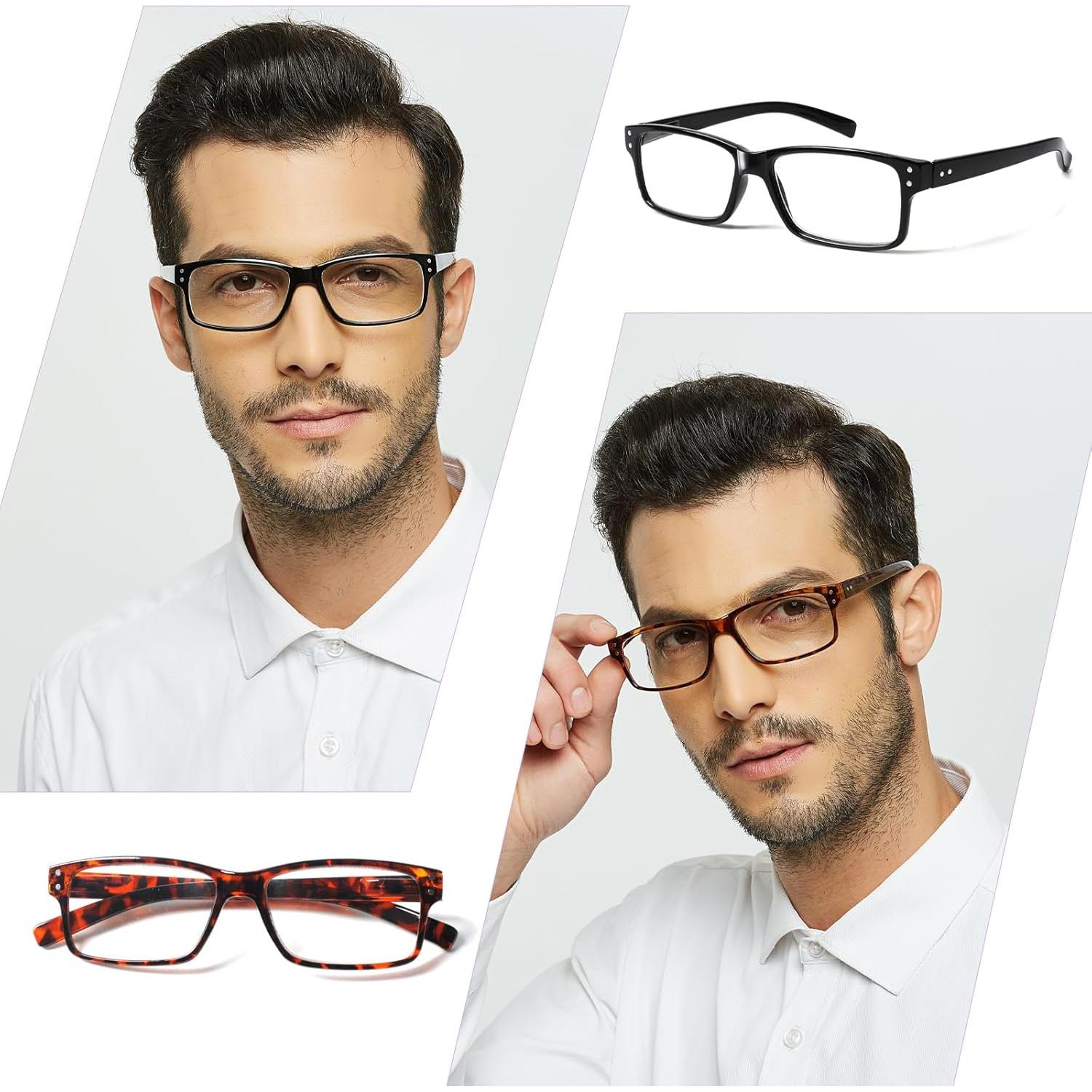 Gafas de lectura NORPERWIS 6 pares 5.00 dioptrías unisex