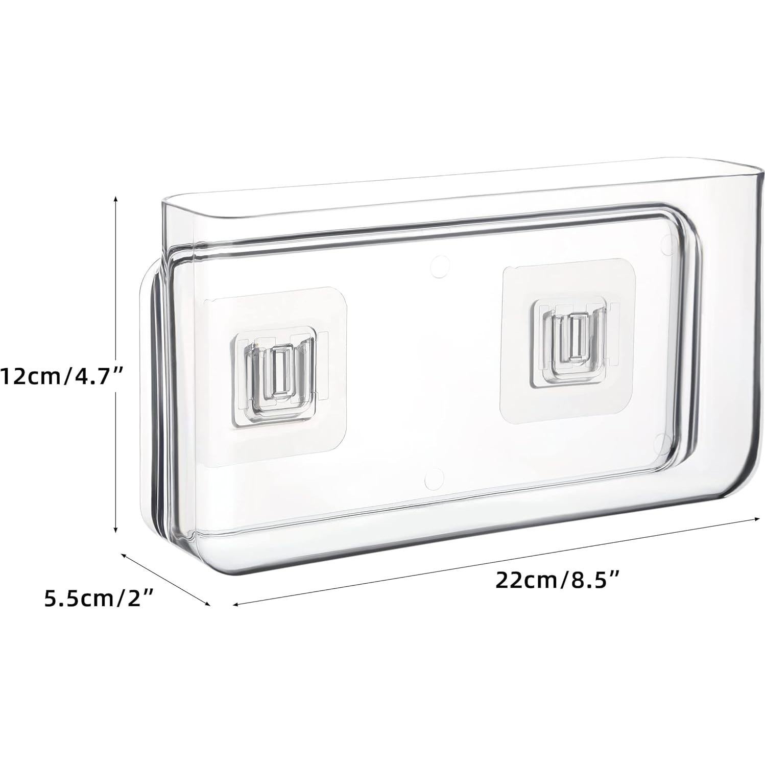 Caja Organizadora de Pared APSOONSELL Transparente 22x12 cm