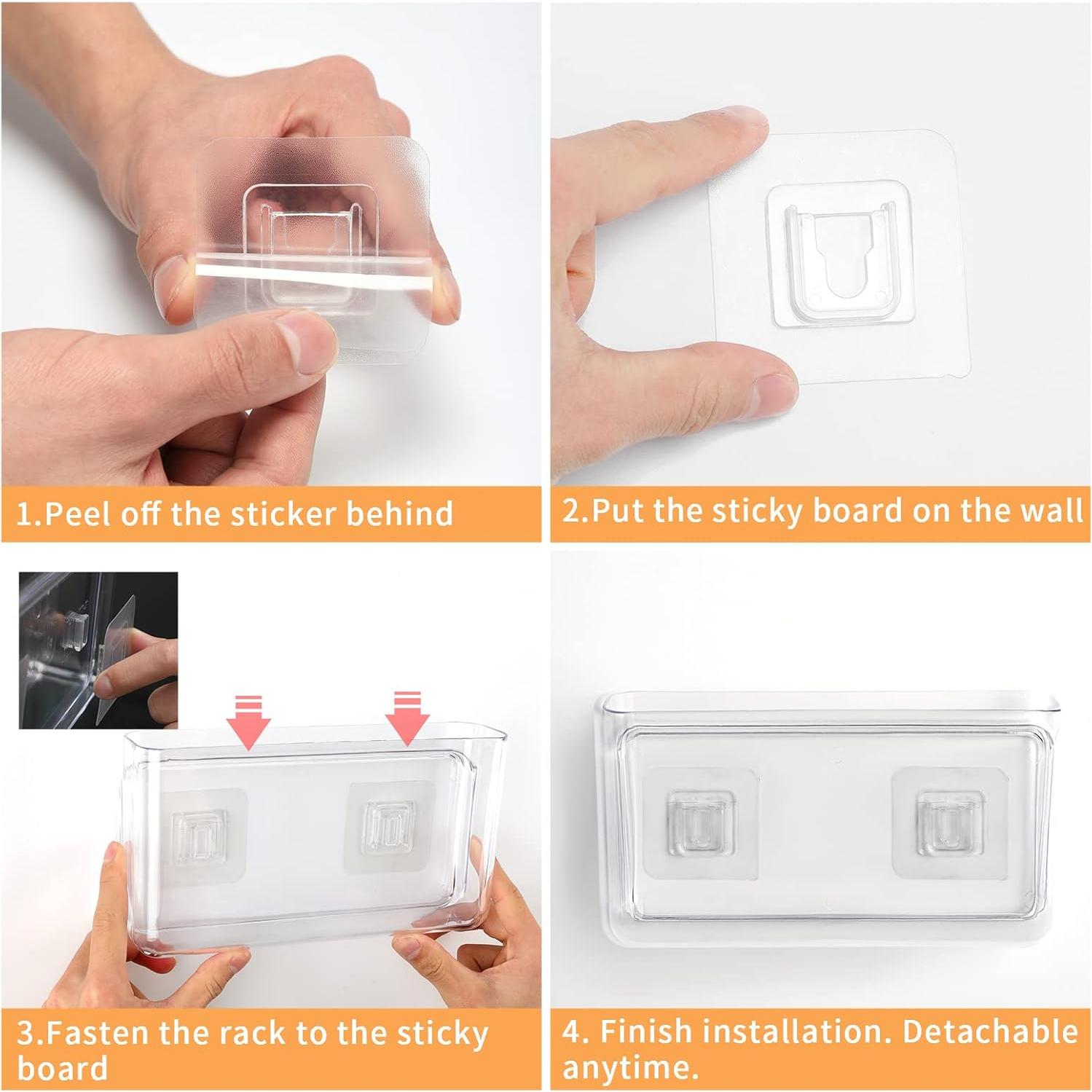 Caja Organizadora de Pared APSOONSELL Transparente 22x12 cm