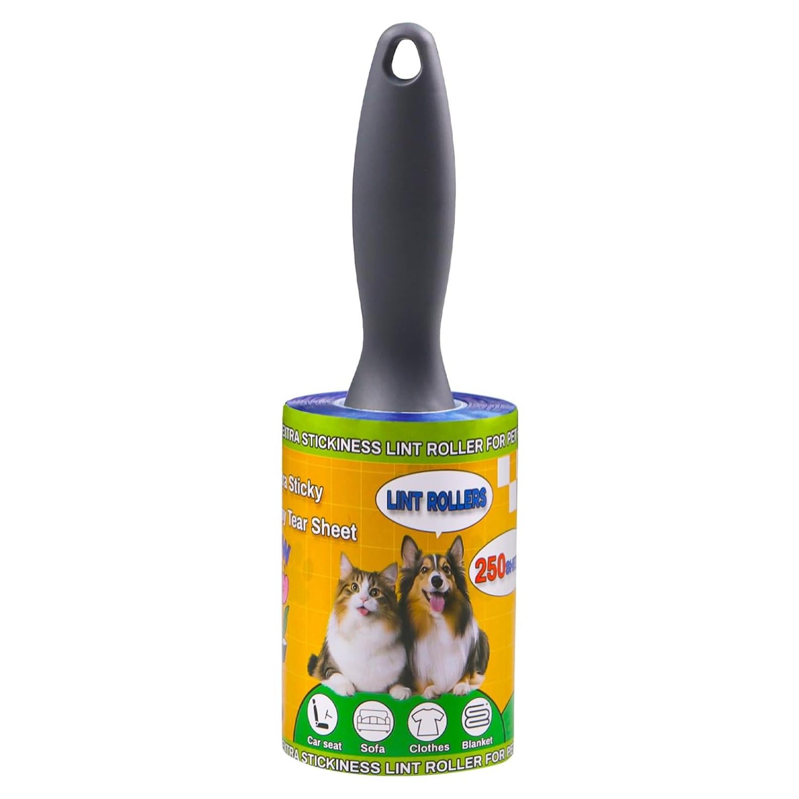 Rodillo Quitapelusas Sunroda 250 Hojas Ultra Pegajoso Azul