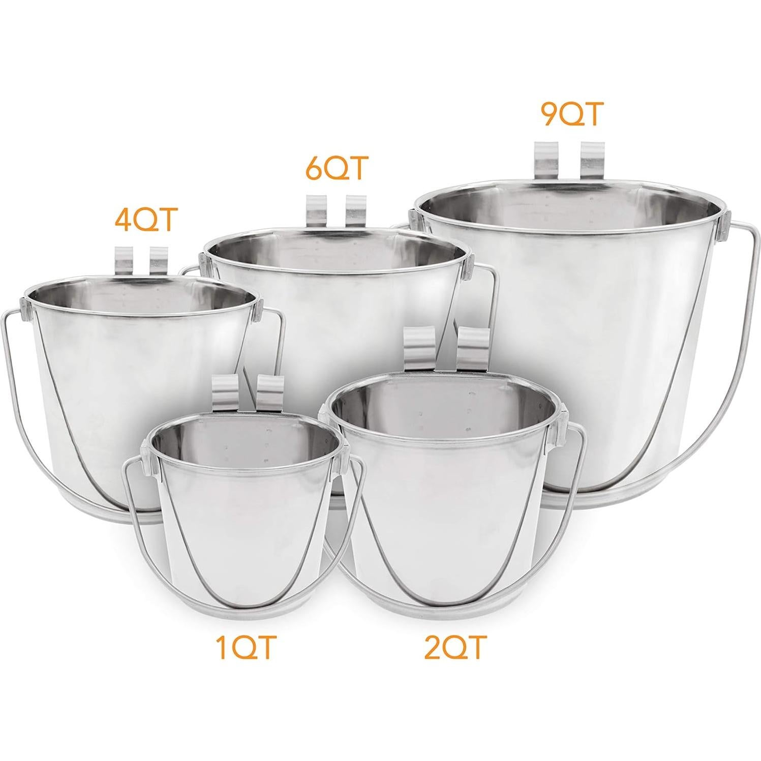 Cubeta Lateral Plana Fuzzy Puppy 1 Cuartillo Acero Inoxidable