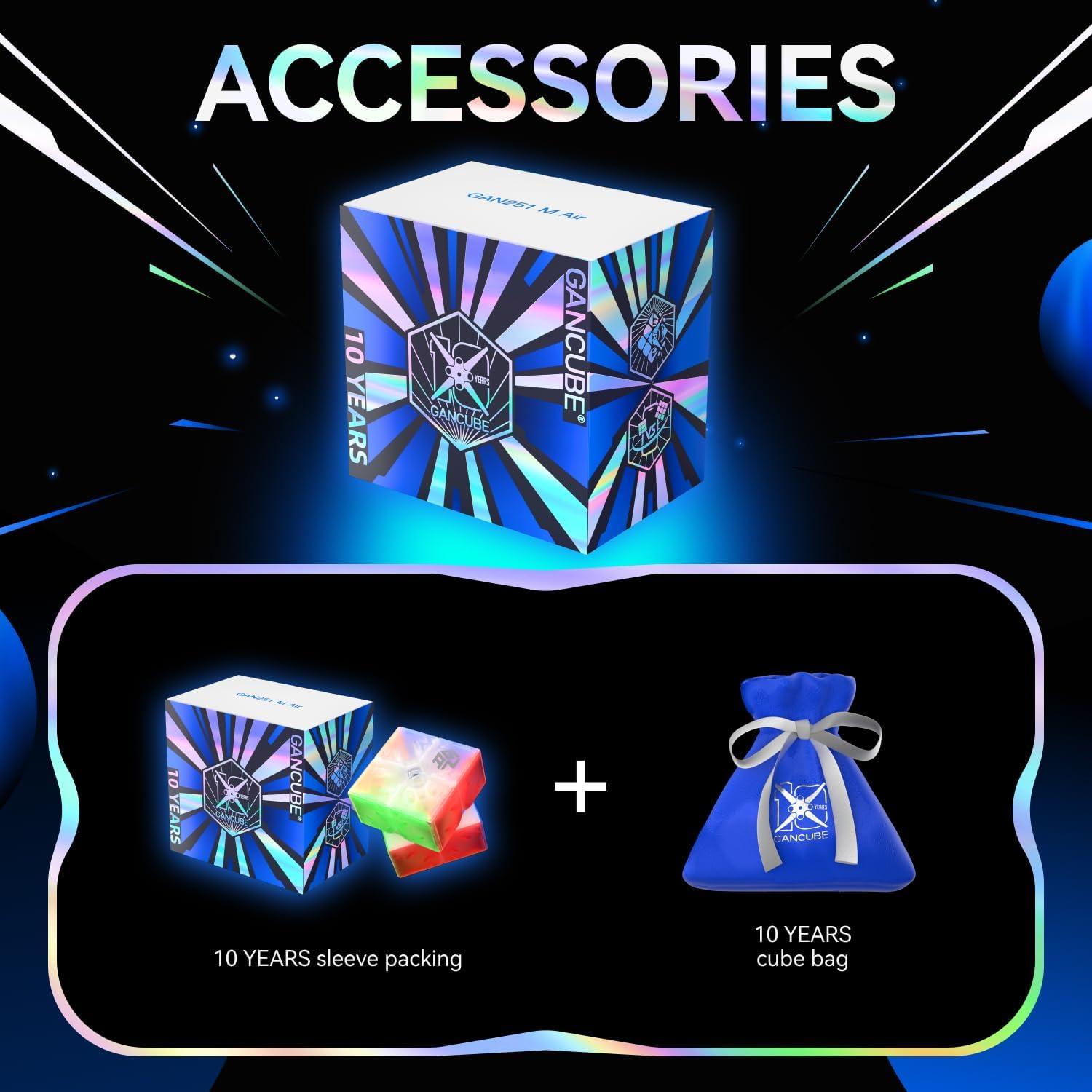 Cubo Magnético 2x2 GAN 251 M Air UV 10° Aniversario