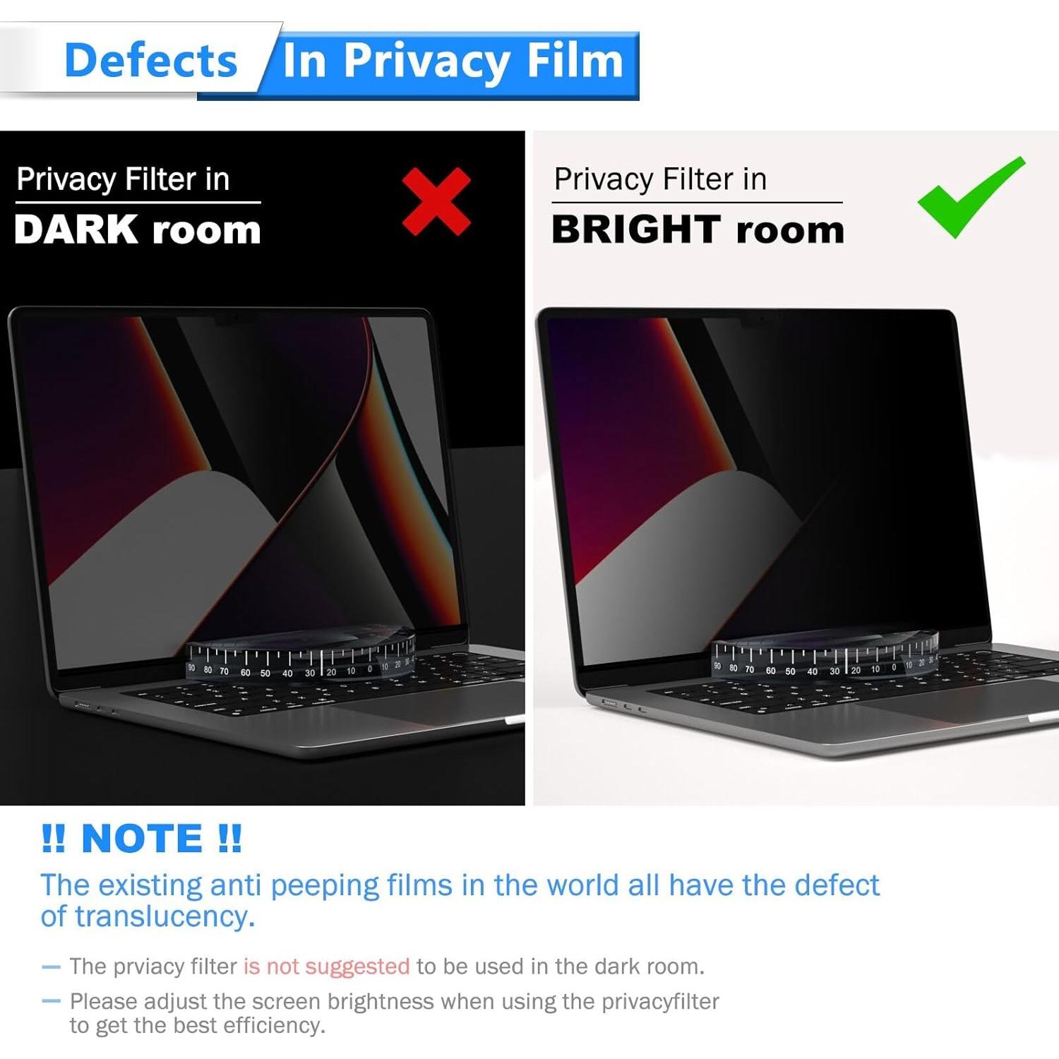 Pantalla de Privacidad Magnética FILMEXT para MacBook 13"