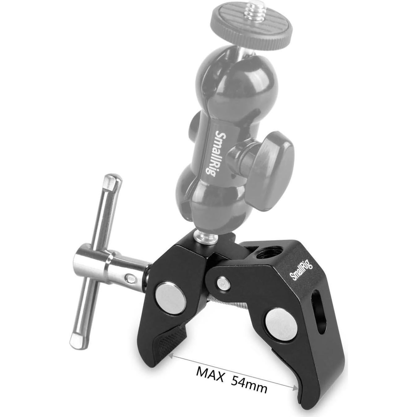 SMALLRIG Super Clamp 735 para cámaras y luces - 40mm