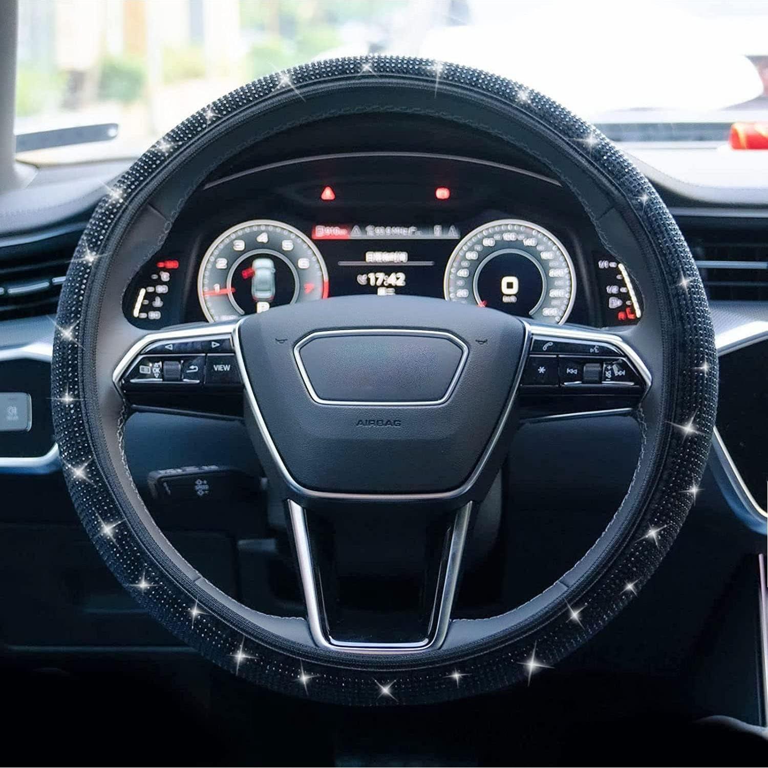 Cubierta de Volante Brillante Limsas 36-38 cm Negro