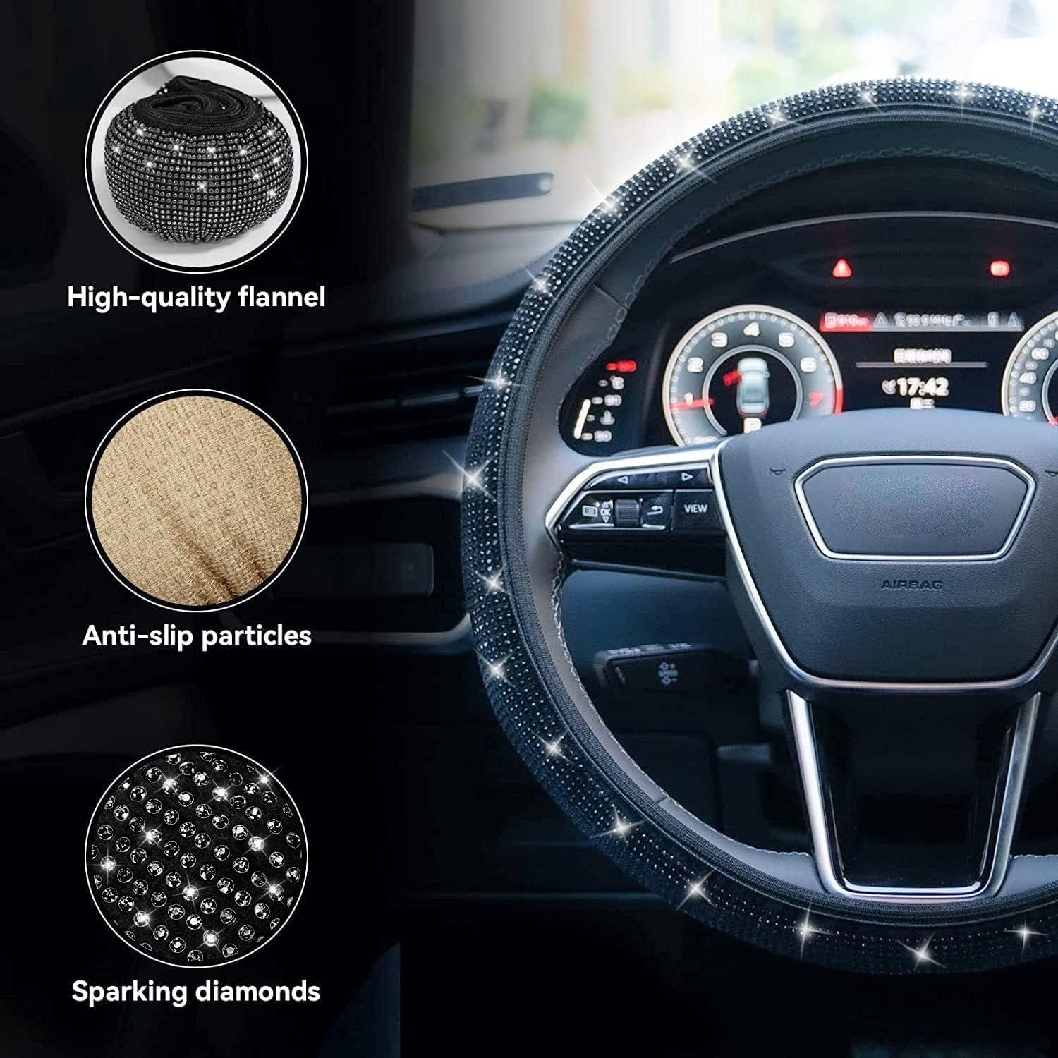 Cubierta de Volante Brillante Limsas 36-38 cm Negro