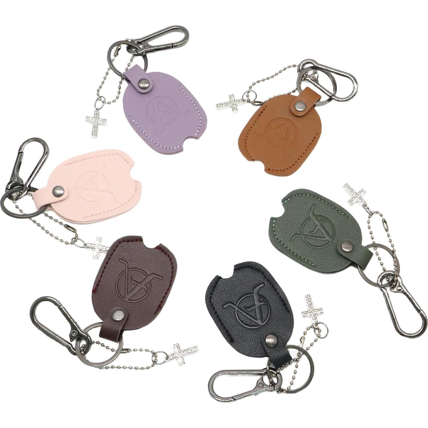 Funda de Llave de Coche Universal de Cuero Premium con Gancho