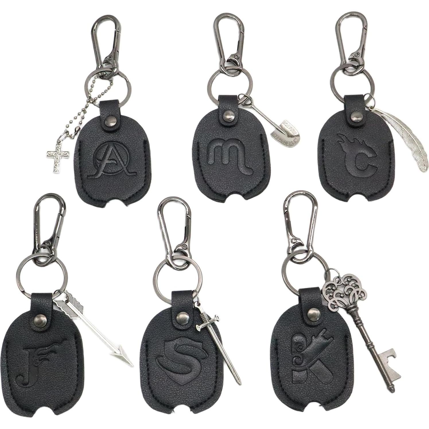 Funda de Llave de Coche Universal de Cuero Premium con Gancho