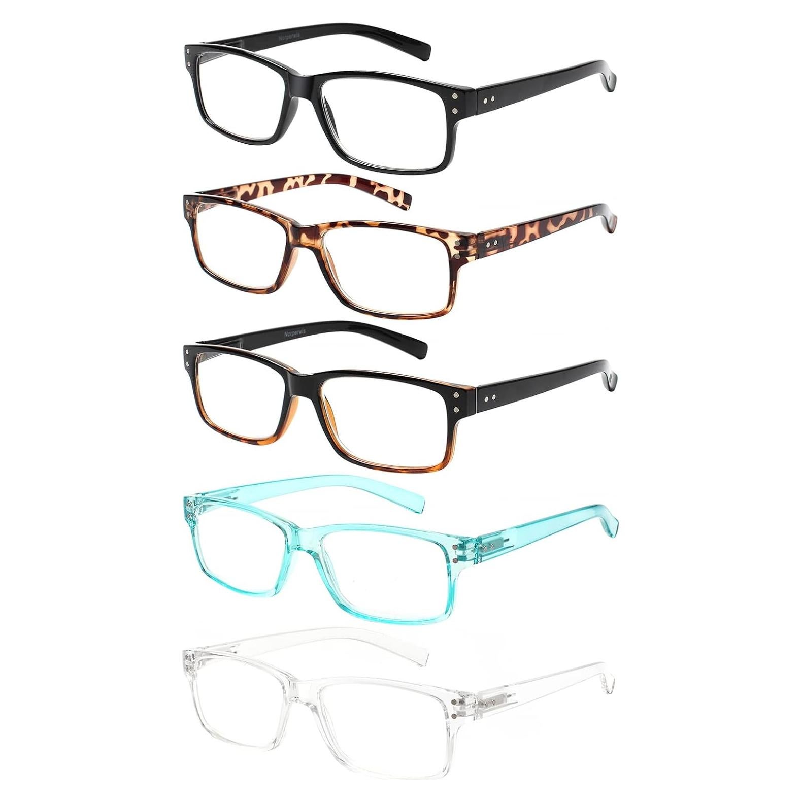 Gafas de lectura NORPERWIS 5 pares con bisagra 4.00