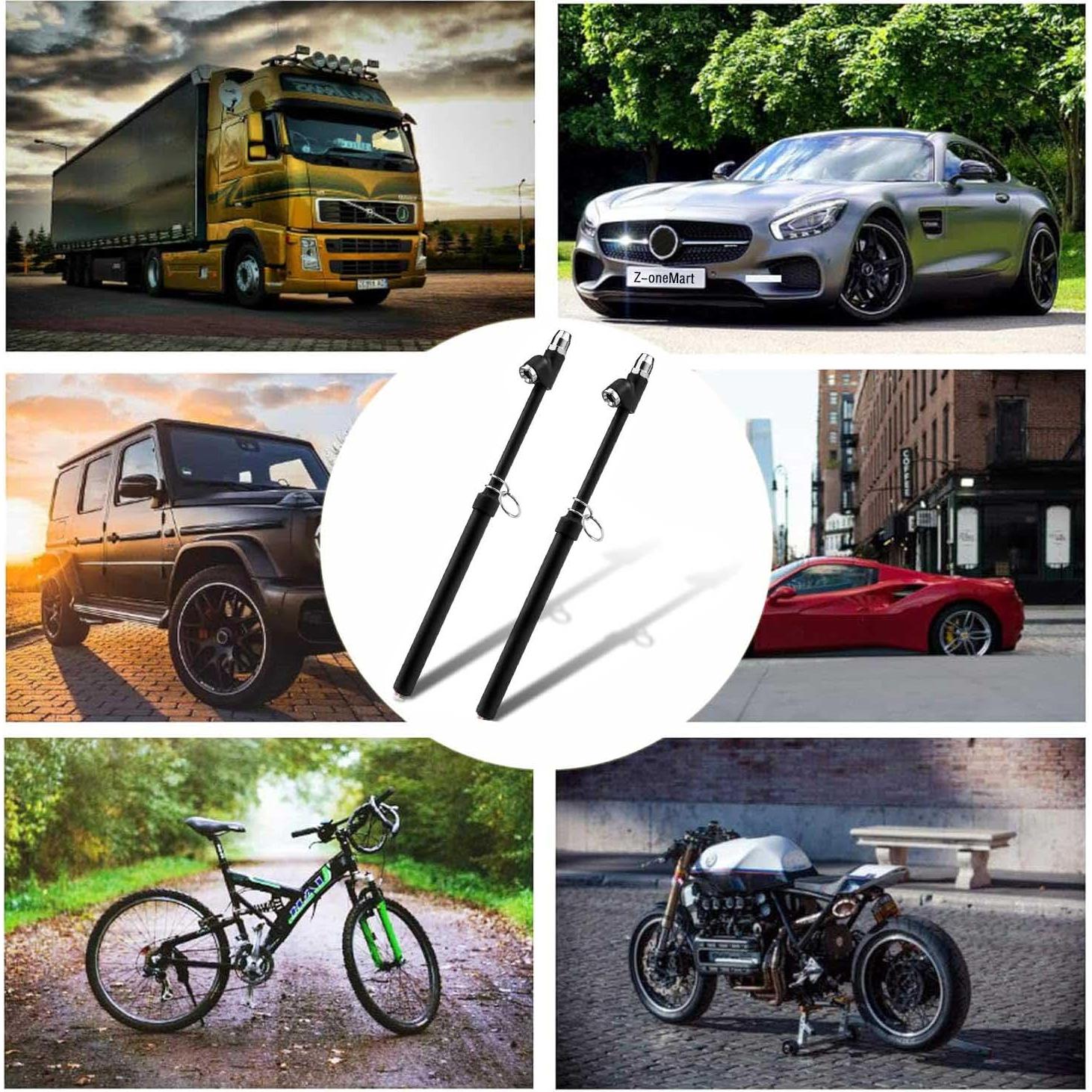 Manómetro de Presión de Neumáticos Z-oneMart Doble Cabeza 10-150 PSI