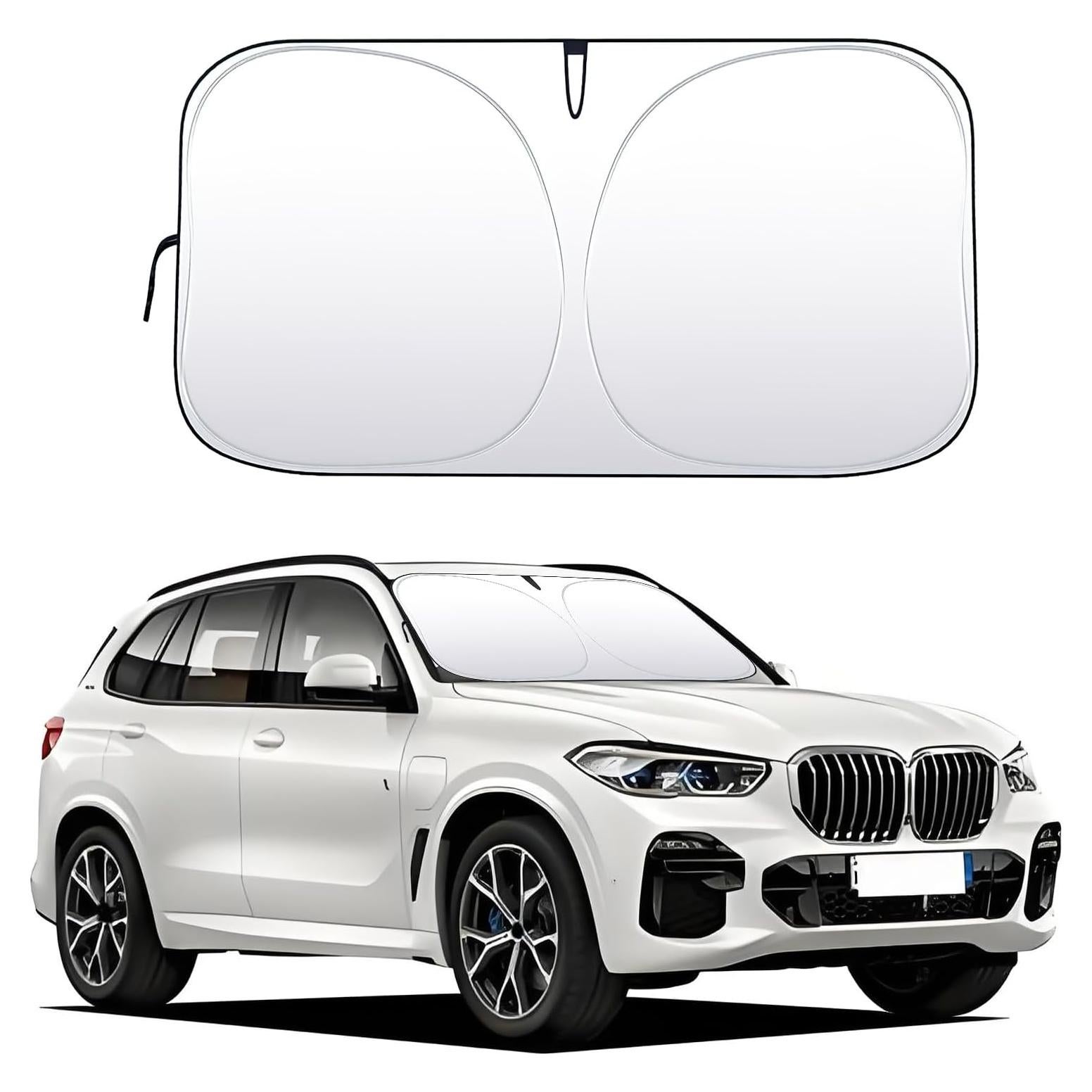 Protector Solar Plegable Hbxdeco para Parabrisas 145x80 cm