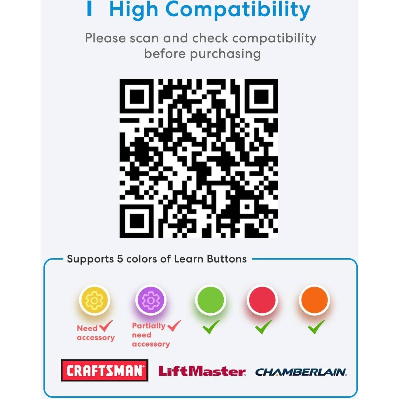 Control Remoto de Puerta de Garaje WiFi Meross MSG100