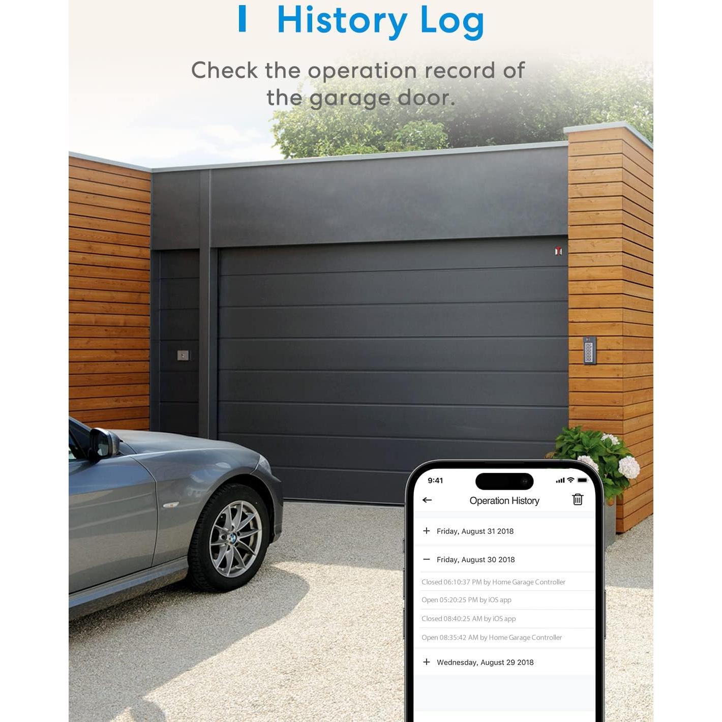 Control Remoto de Puerta de Garaje WiFi Meross MSG100