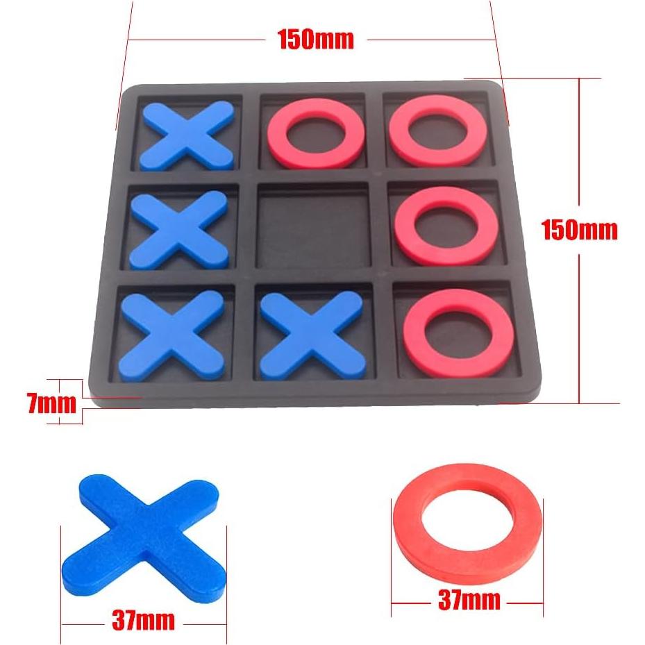 Juego de Mesa Tres en Raya BQSPT 15x15 cm Plástico