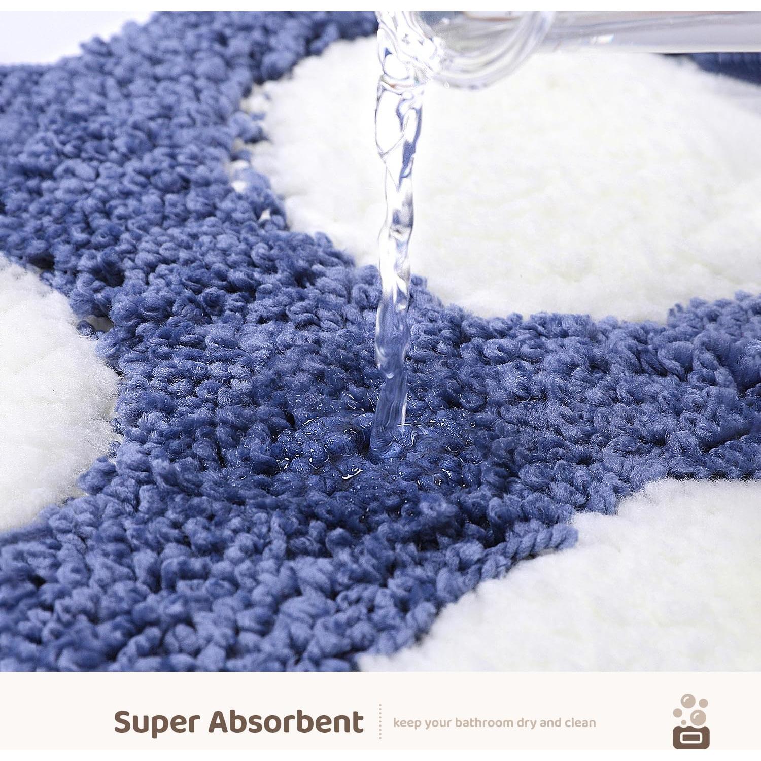 Alfombra de Baño Antideslizante Molesun Azul 43x58 cm