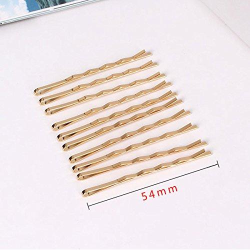 20 Pasadores de Pelo Dorados Mollensiuer - 5.08 cm, Aleación