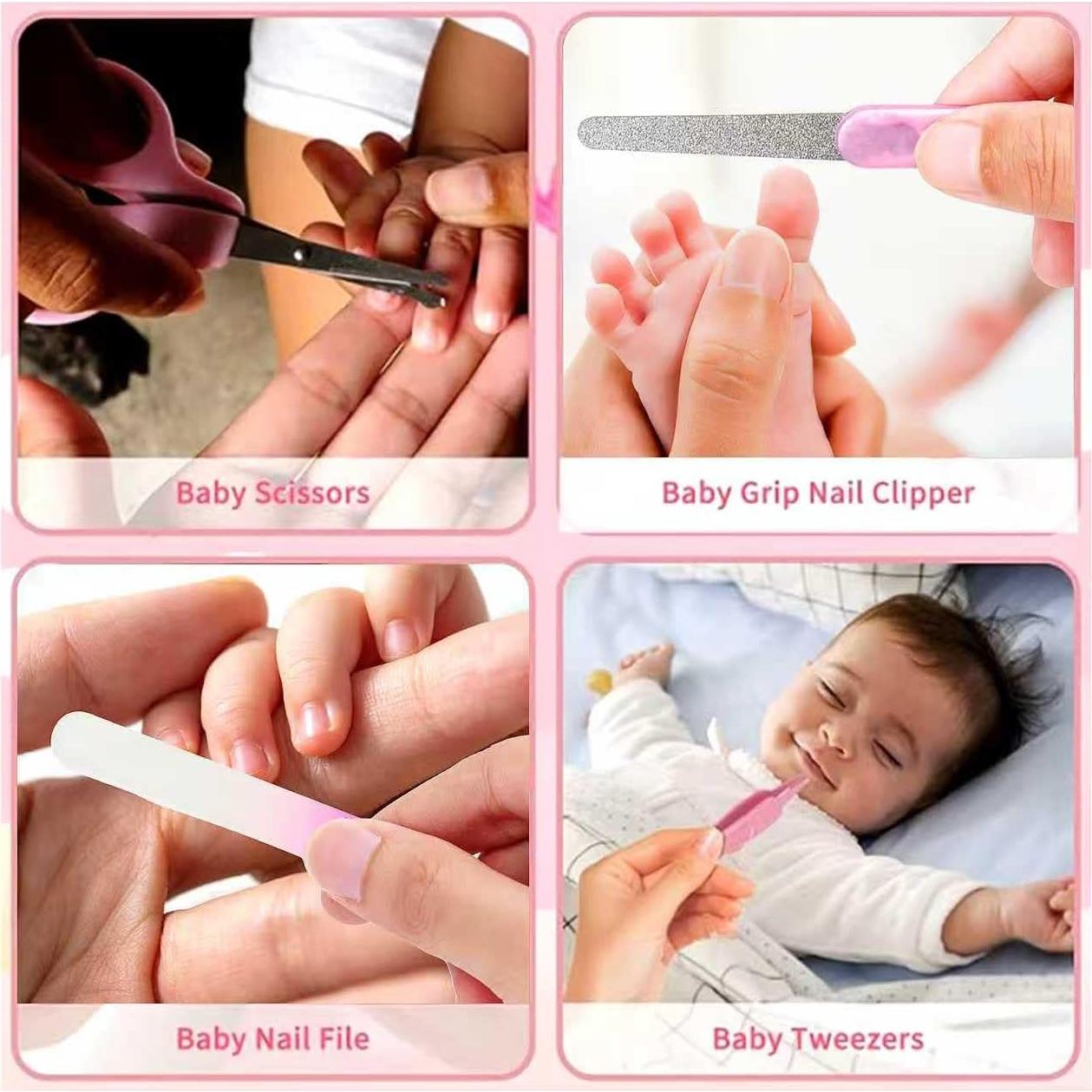 Kit de Cuidado para Bebés Esonto 14 en 1 Rosa