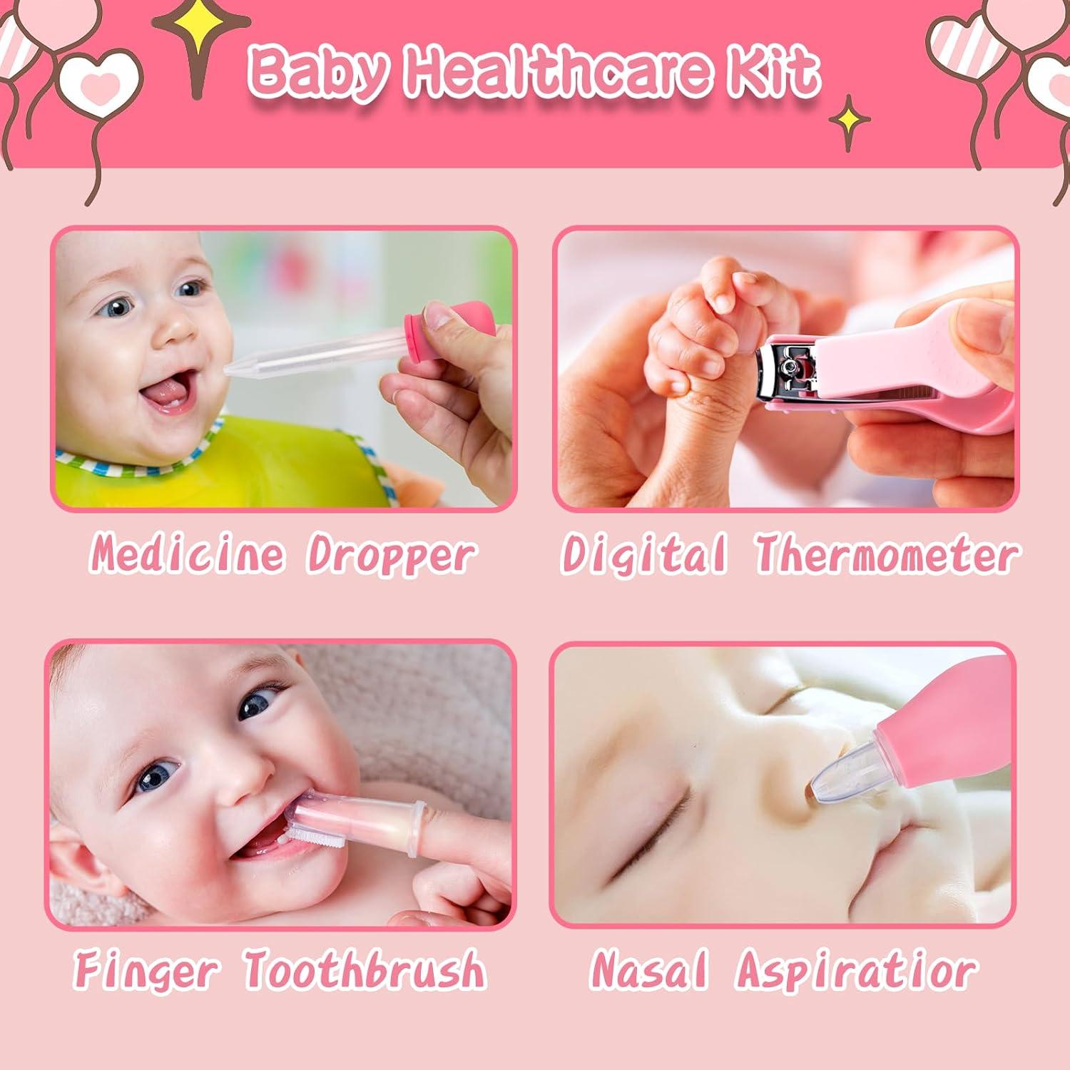 Kit de Cuidado para Bebés Esonto 14 en 1 Rosa