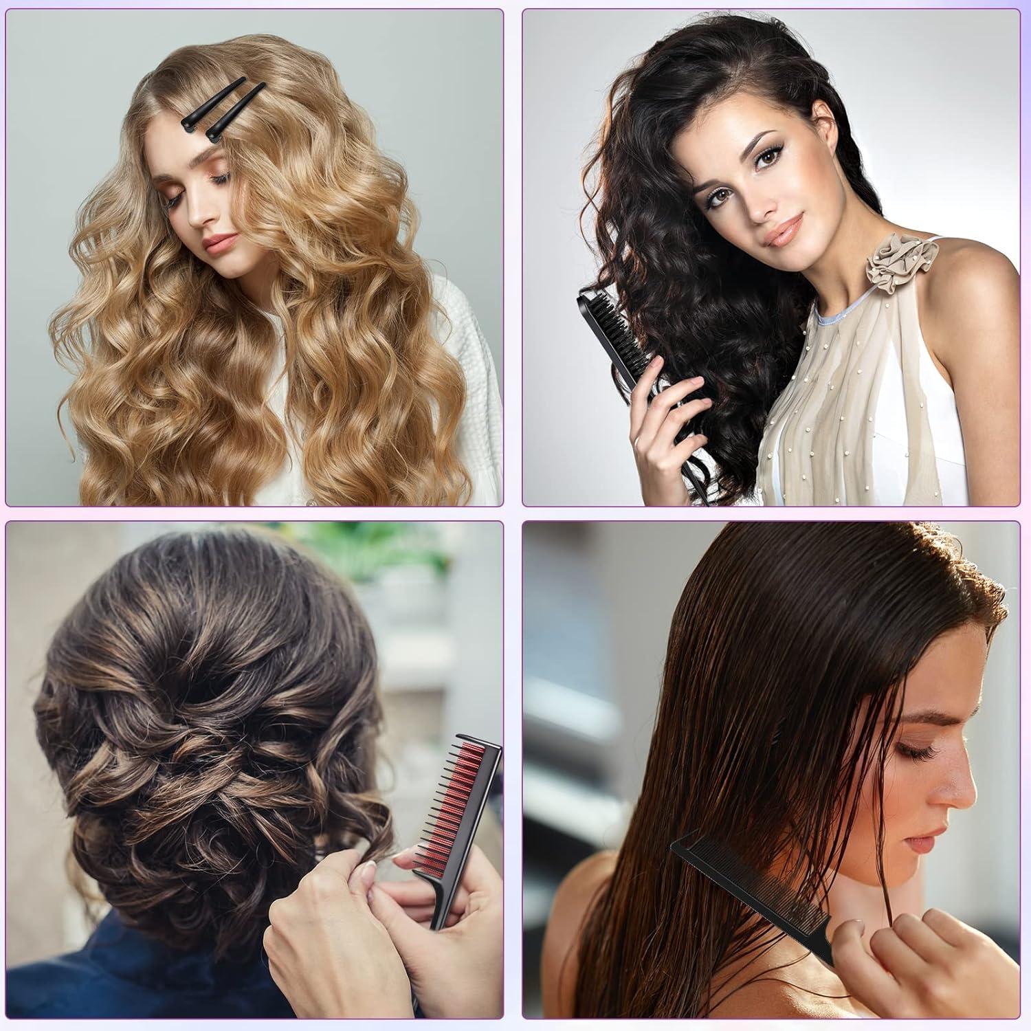 Juego de 8 Piezas para Estilizar el Cabello Zopeal - Negro