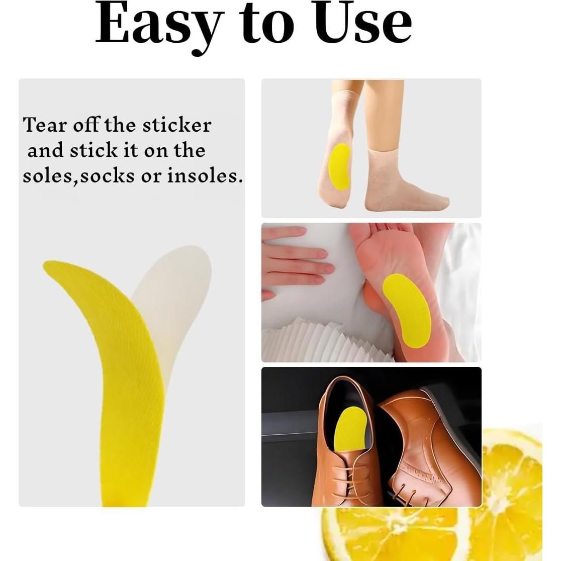 Desodorante para zapatos limón 60 unidades csxlkj0124