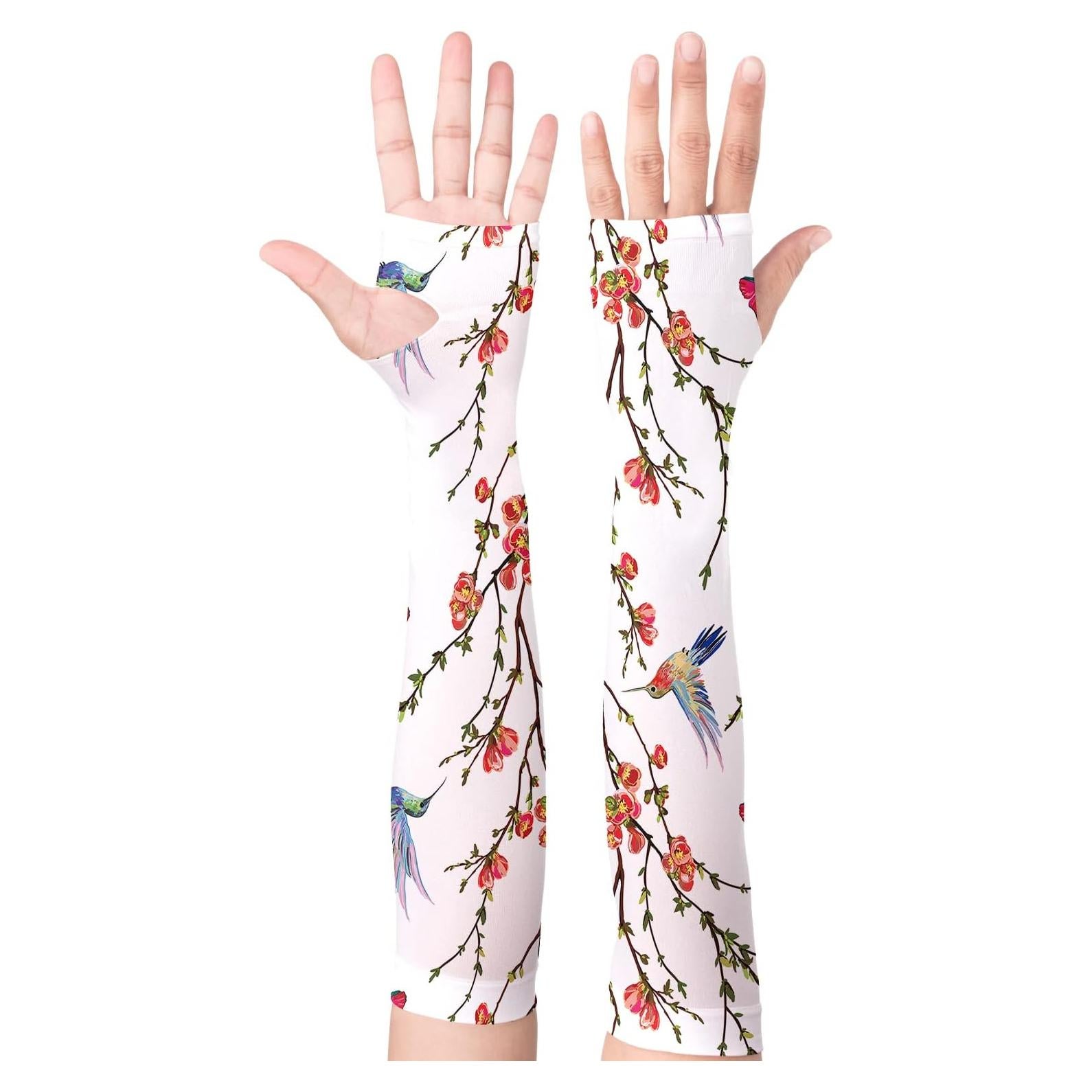 Mangas de Jardinería Flor de Pájaro - Protección Solar y Espinas