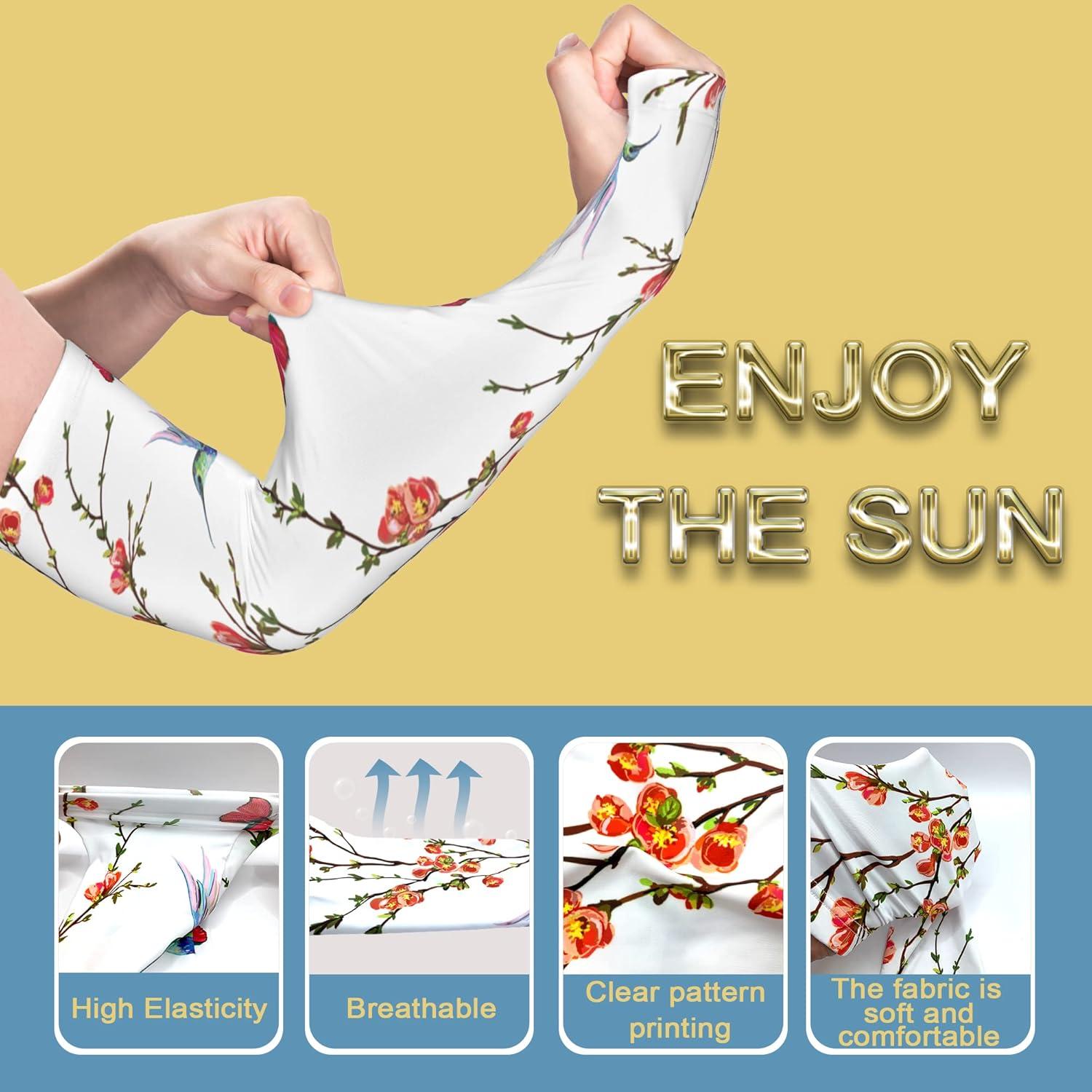 Mangas de Jardinería Flor de Pájaro - Protección Solar y Espinas