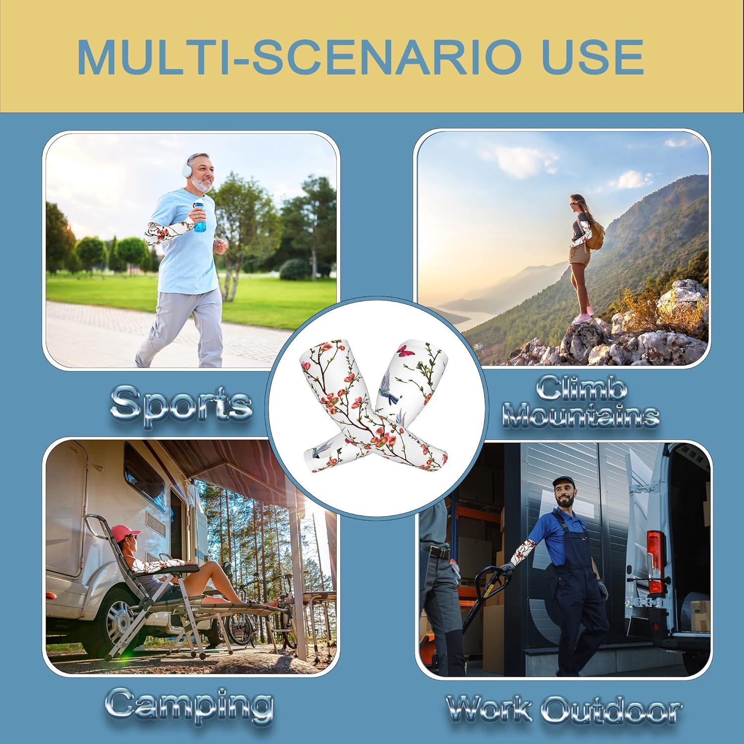 Mangas de Jardinería Flor de Pájaro - Protección Solar y Espinas