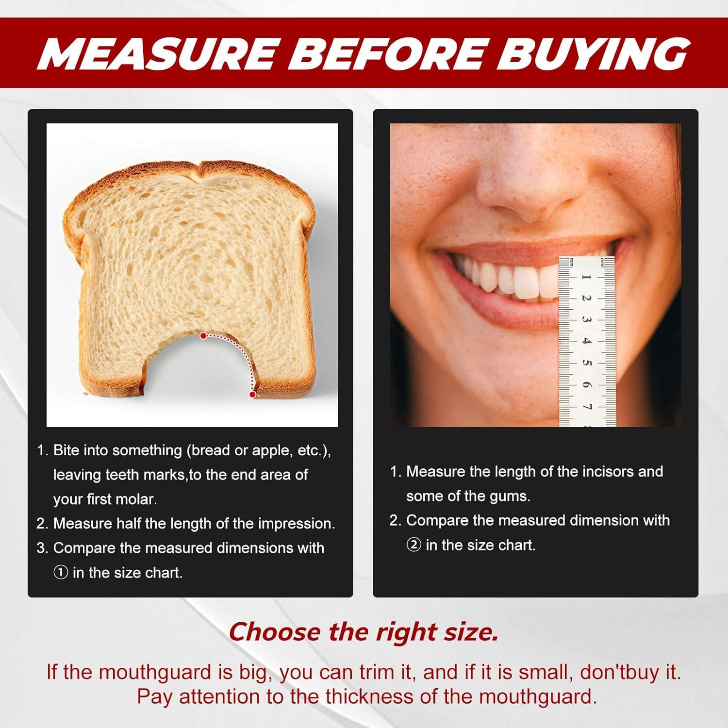 Dunzy 10 Protectores Bucales Moldables para Deportes - Negro