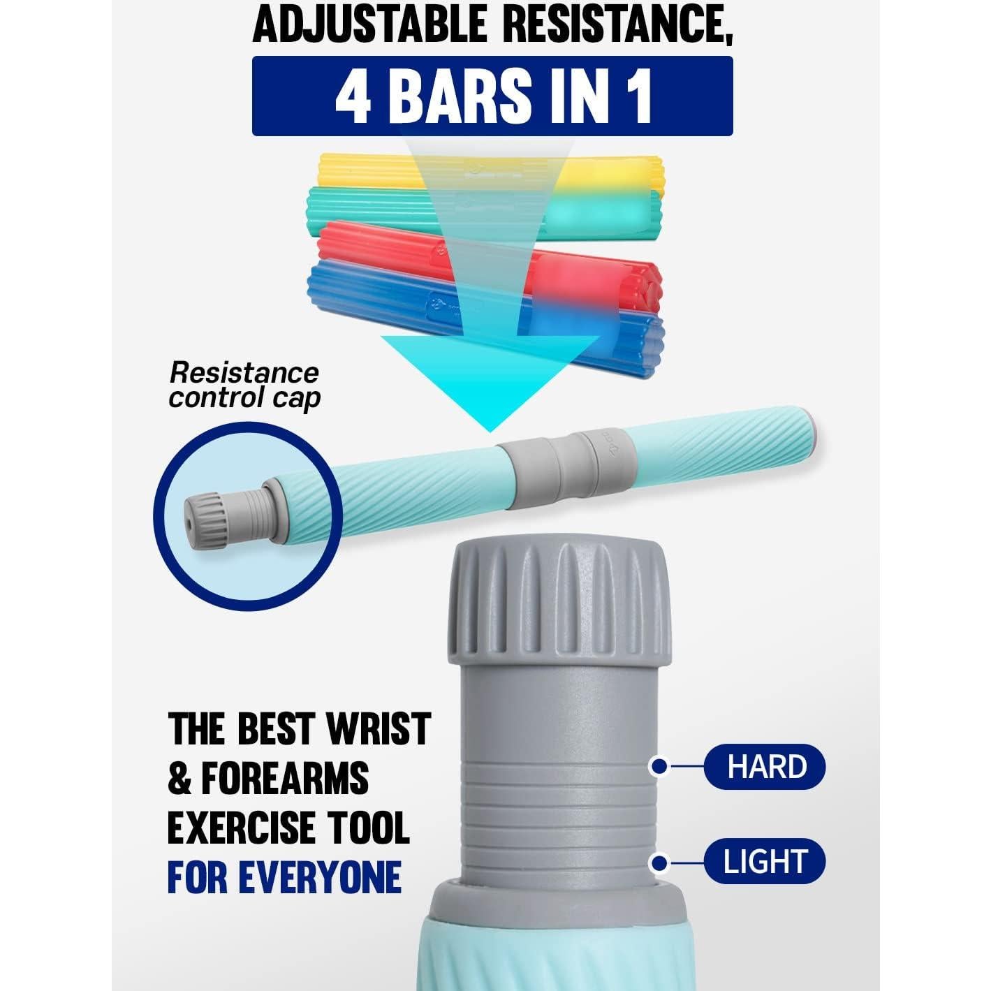 Barra de Resistencia Ajustable GD para Fortalecimiento de Muñeca