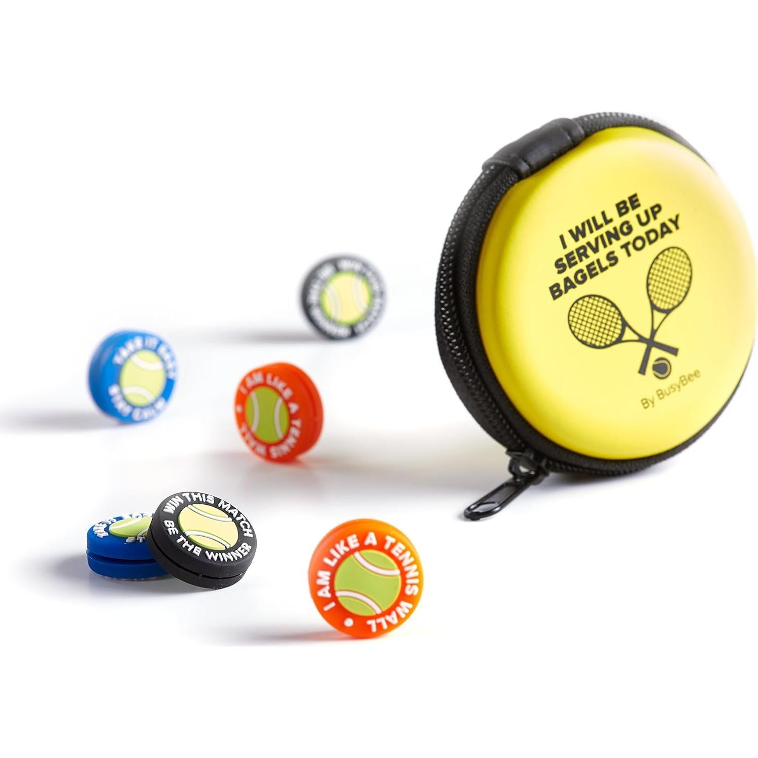 Amortiguador de Vibración para Raqueta BusyBee - Paquete de 6