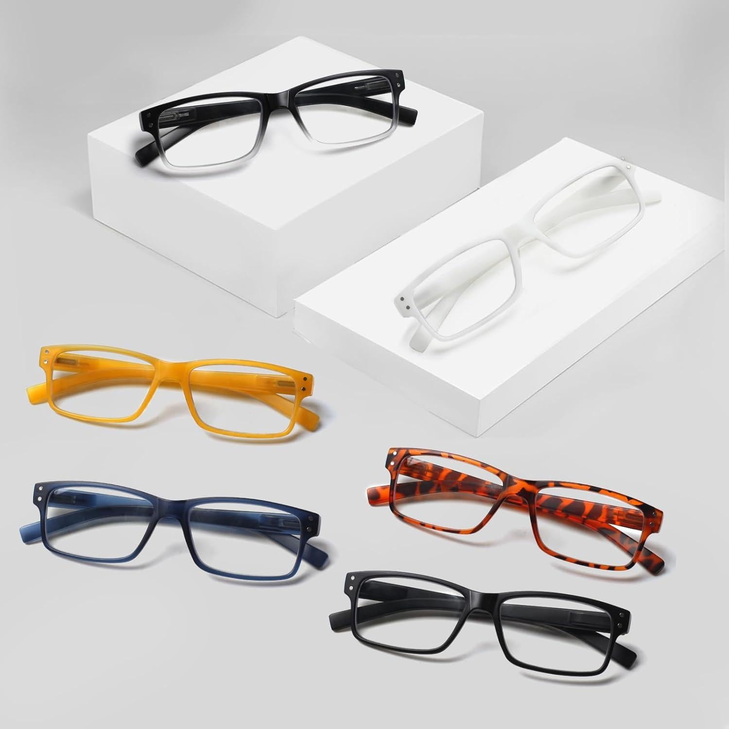 Gafas de lectura NORPERWIS 6 pares con bisagra resorte 2.75x